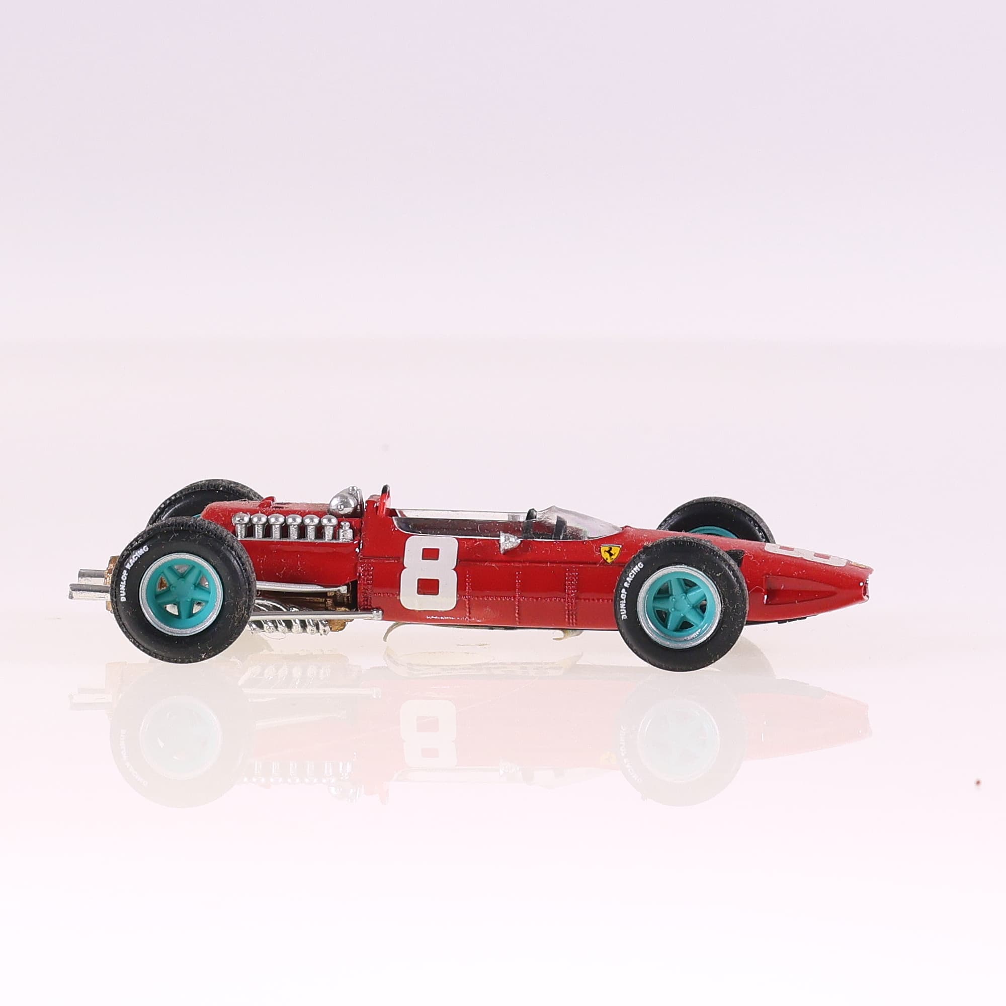 Brumm Ferrari 512 G.P. Italia 1965 John Surtees #8 1965 1/43 Rouge sans boîte — miniature 6