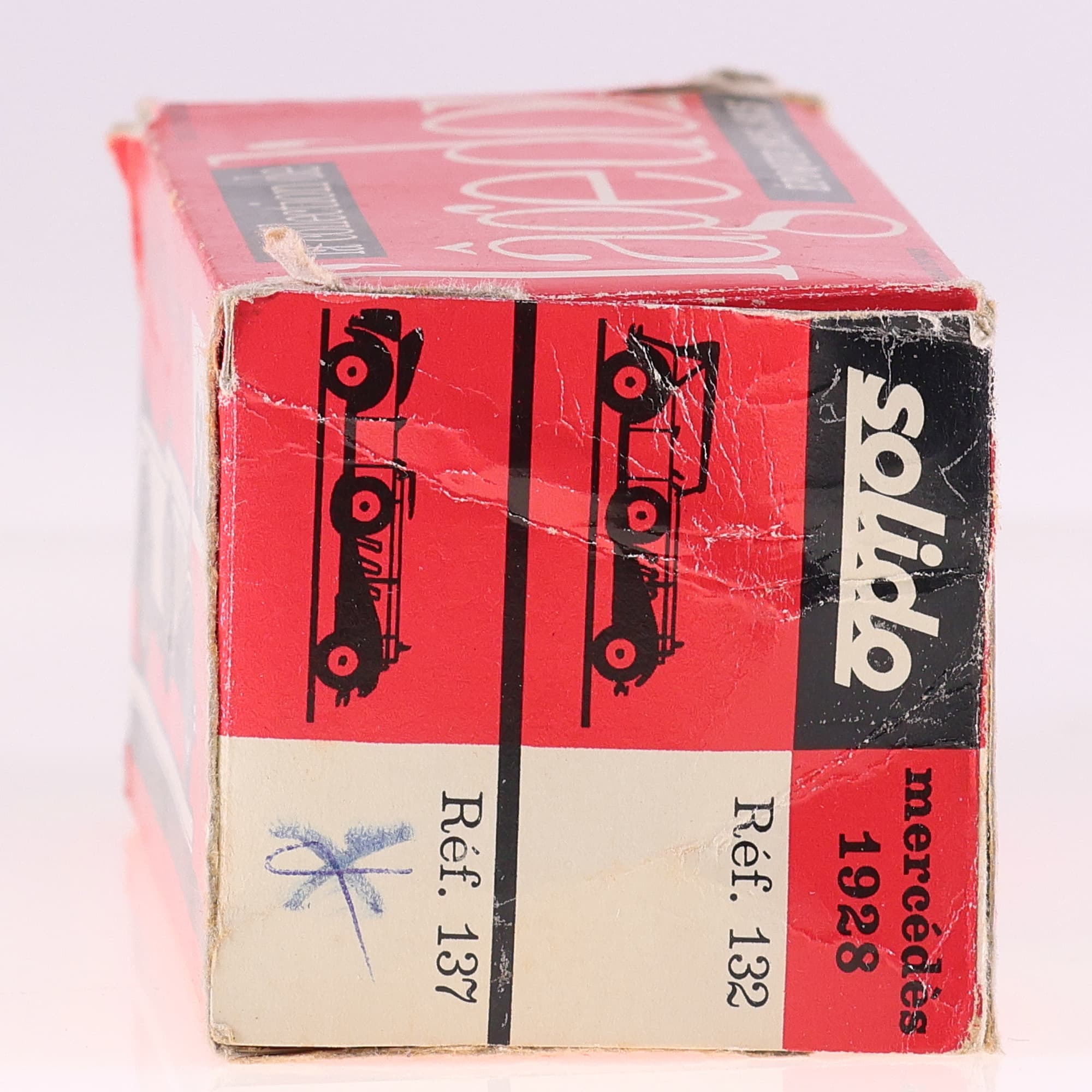 Solido 132 Mercedes SS 1928 torpedo 1/43 Gris avec boîte — miniature 13
