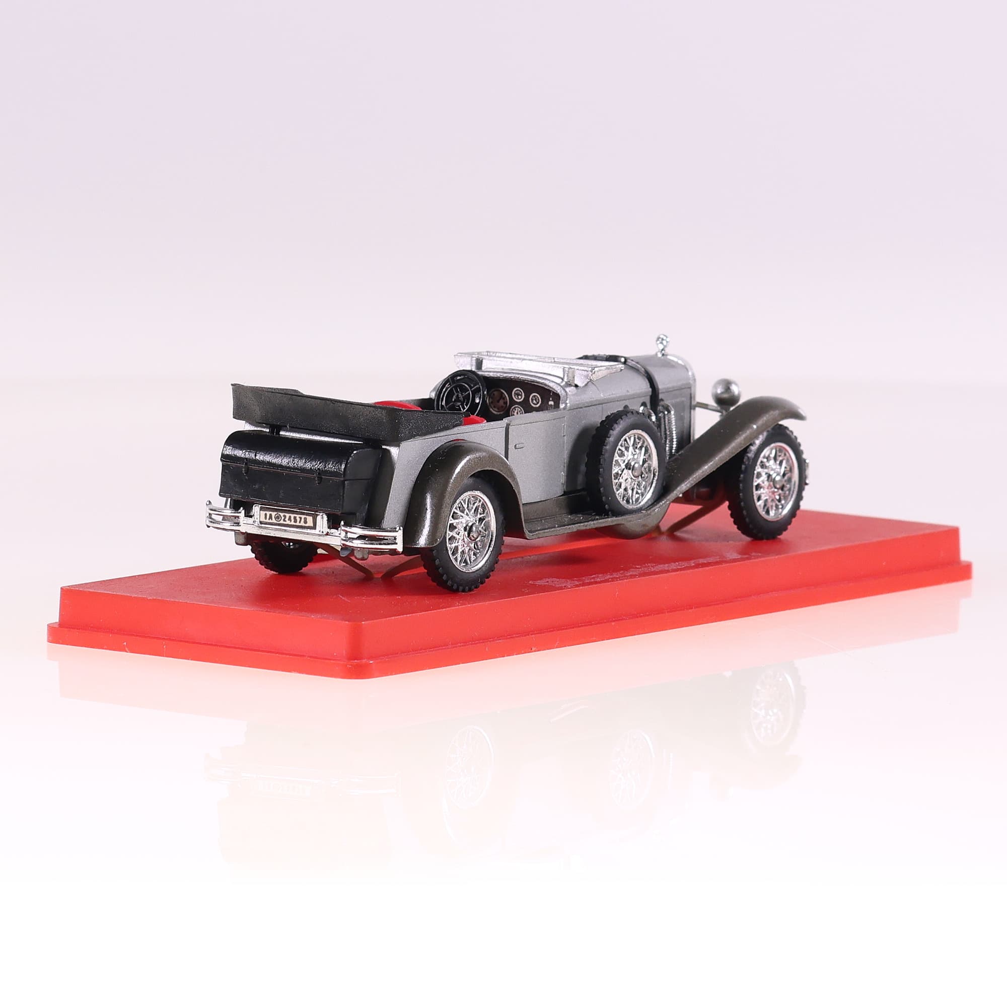 Solido 132 Mercedes SS 1928 torpedo 1/43 Gris avec boîte — miniature 5