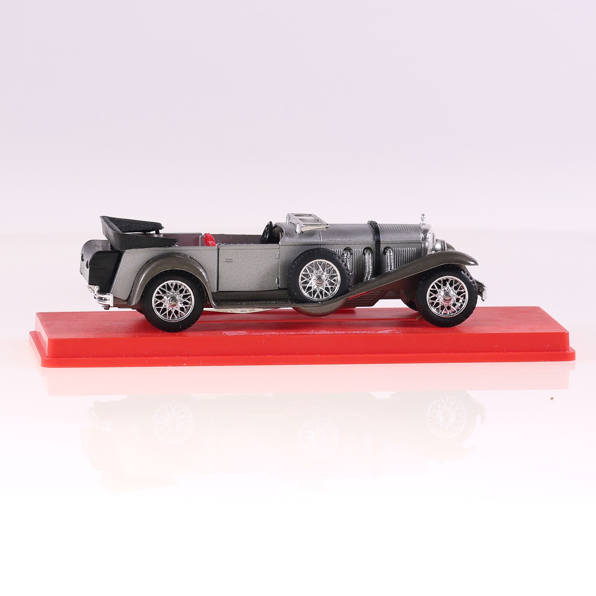 Solido 132 Mercedes SS 1928 torpedo 1/43 Gris avec boîte — miniature 6