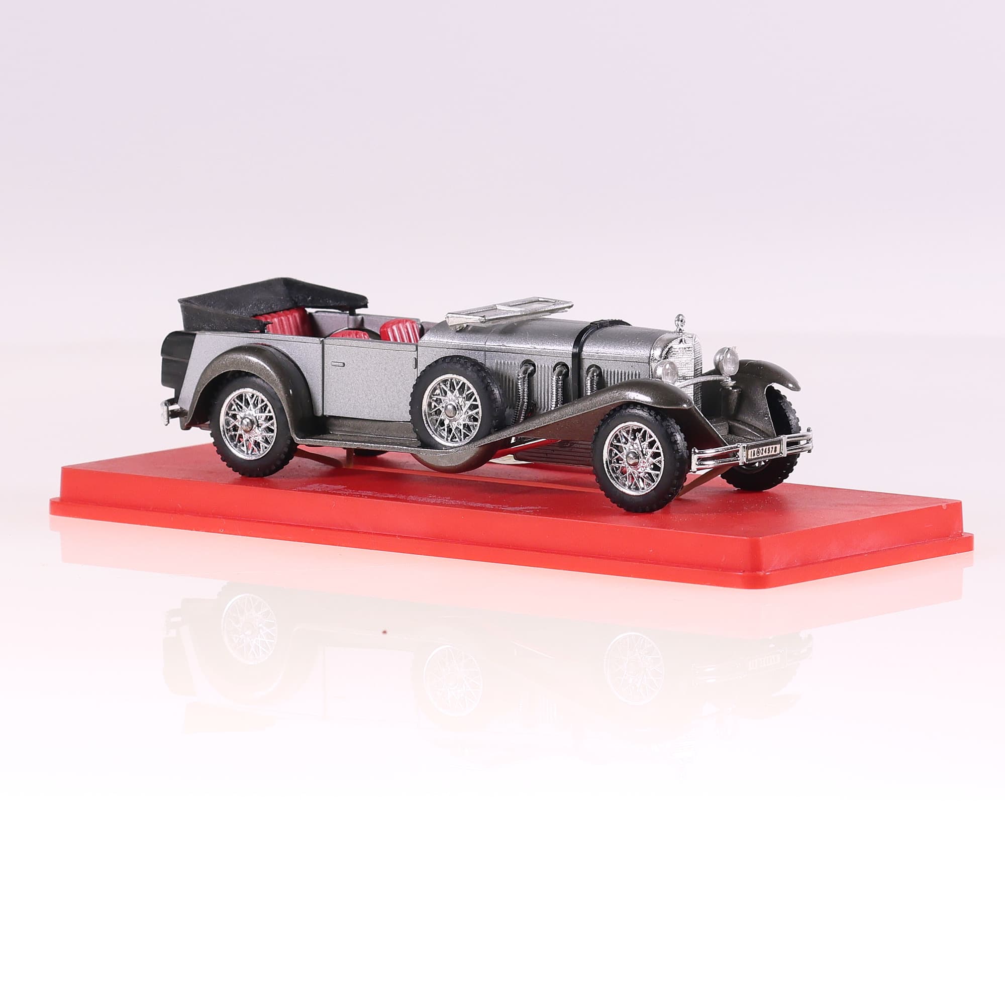 Solido 132 Mercedes SS 1928 torpedo 1/43 Gris avec boîte — miniature 7