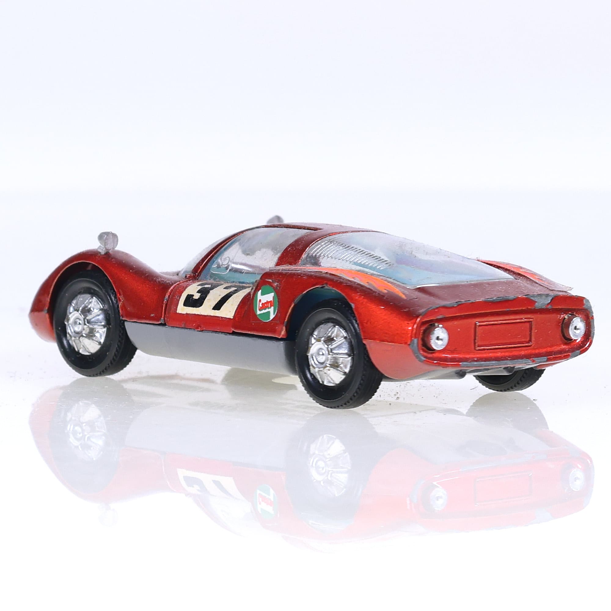 Solido Porsche Carrera 6 By marx  #37 1/43 Rouge — miniature 3