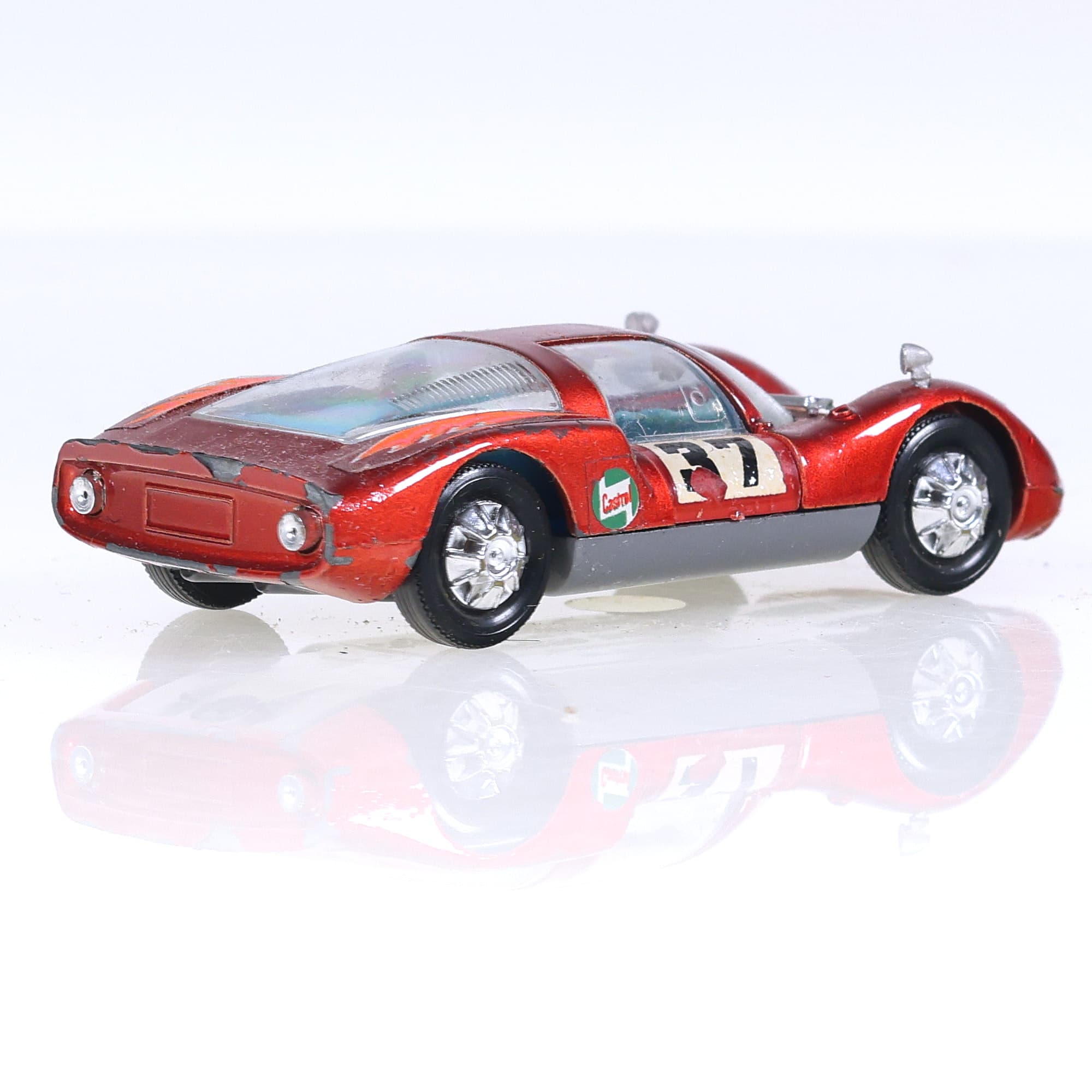 Solido Porsche Carrera 6 By marx  #37 1/43 Rouge — miniature 5