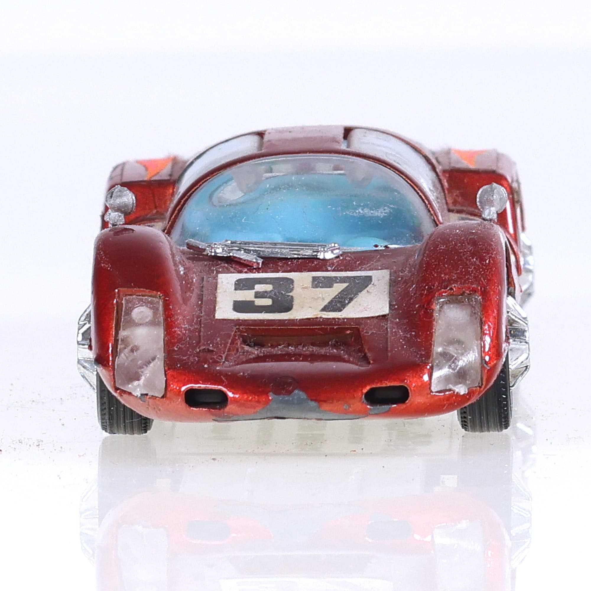 Solido Porsche Carrera 6 By marx  #37 1/43 Rouge — miniature 8