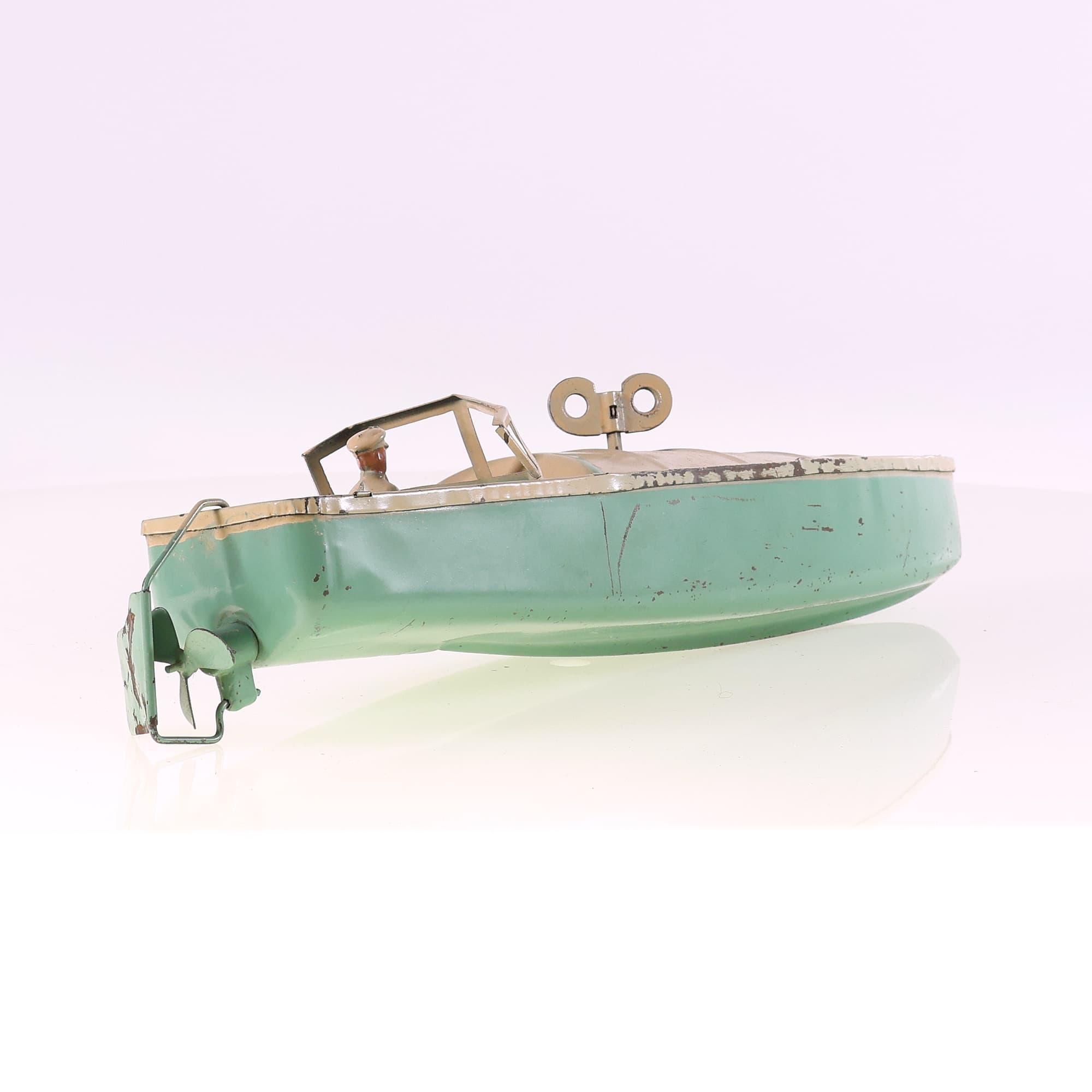 JEP bateau mécanique Bicolore JEP2 fonctionnel 33 cm — miniature 5