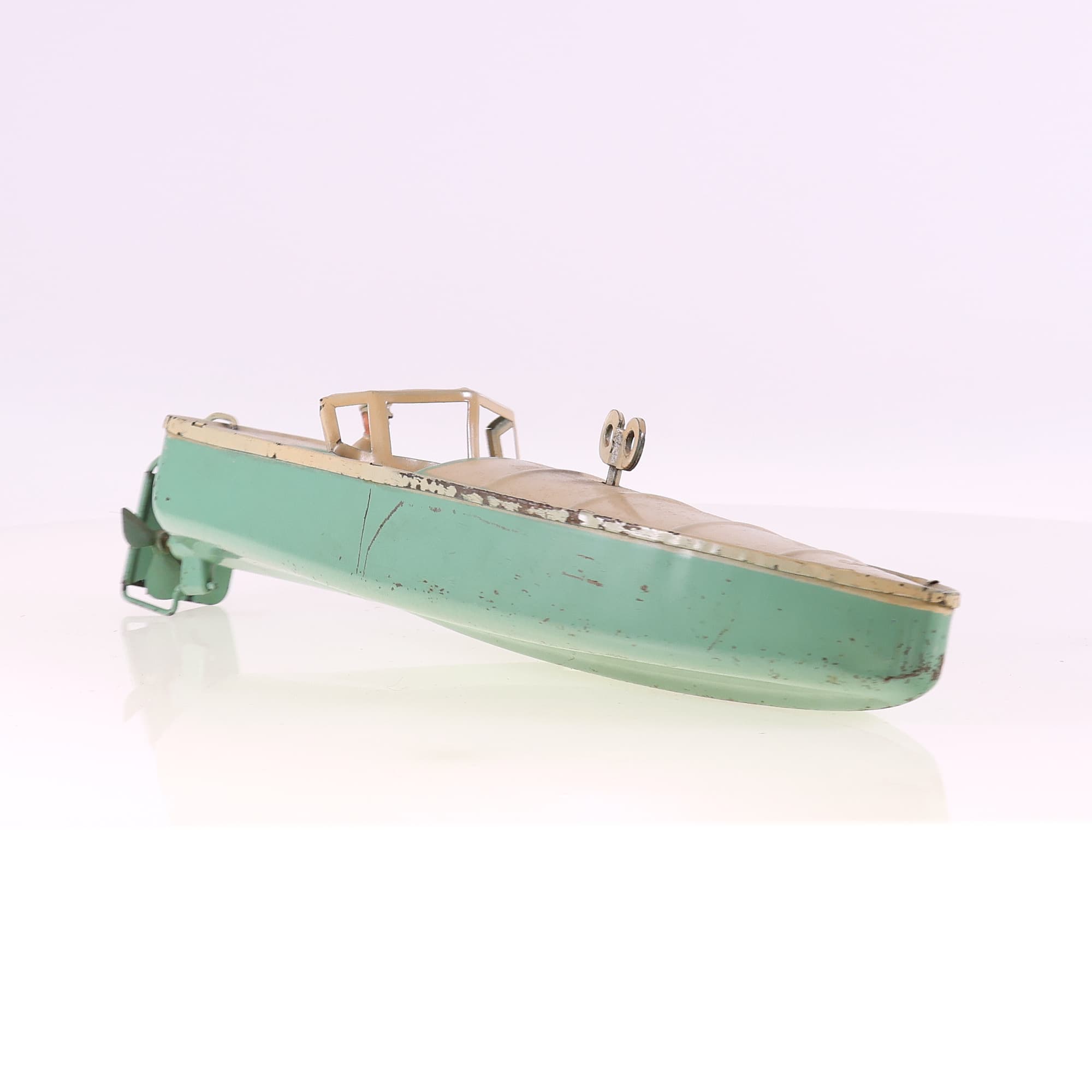 JEP bateau mécanique Bicolore JEP2 fonctionnel 33 cm — miniature 7