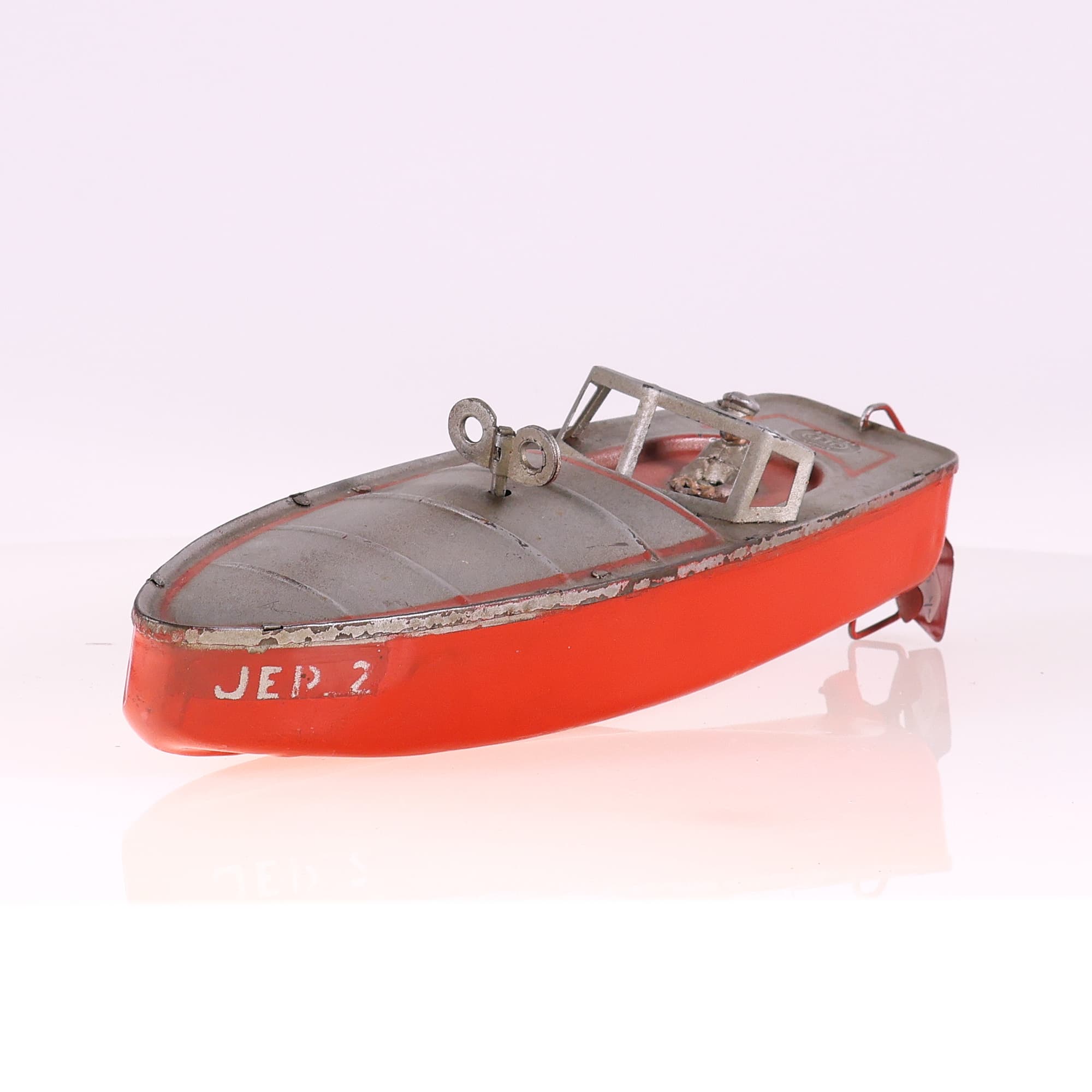 JEP 2 canot mécanique repeint Bateau 32 cm fonctionnel