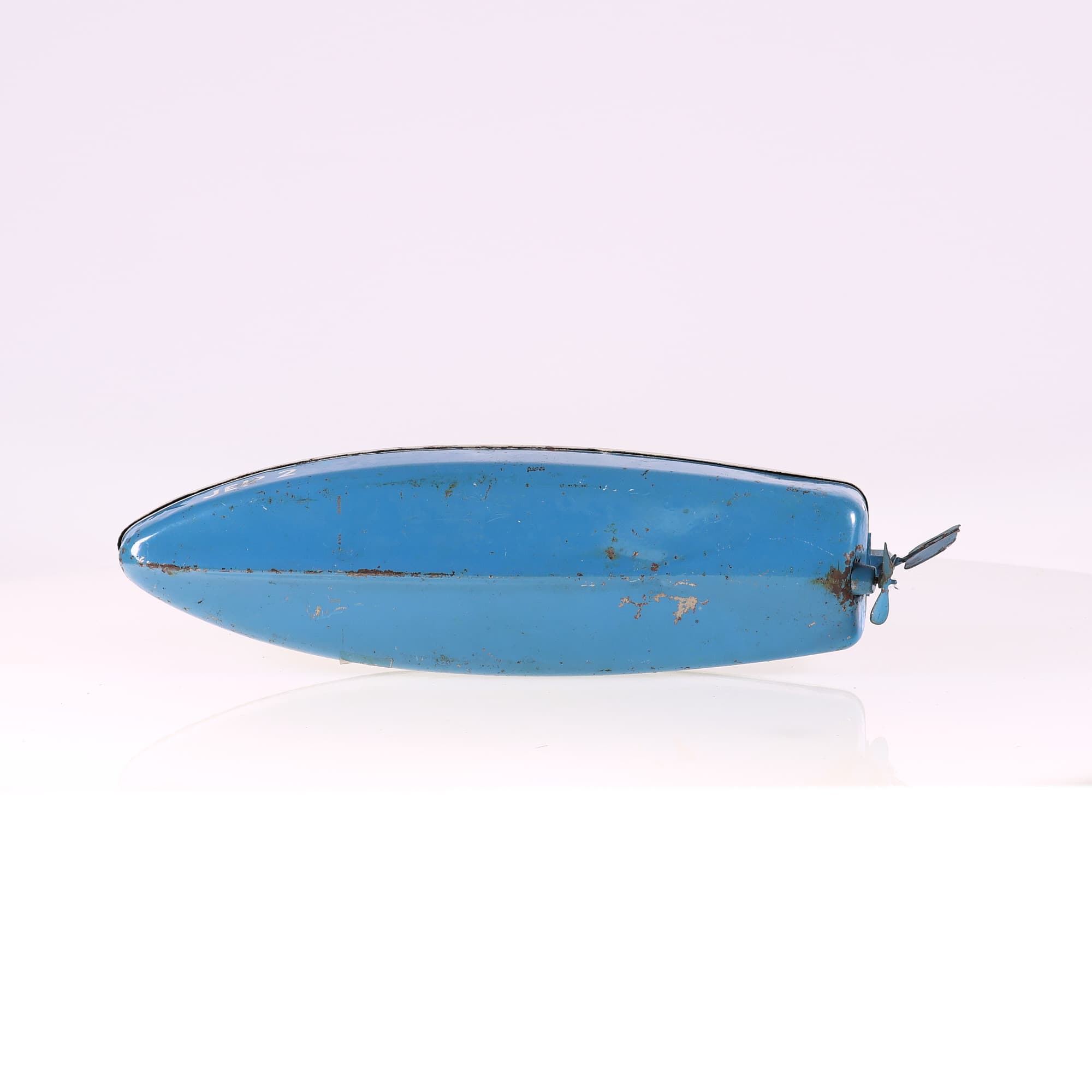 JEP canot mécanique JEP 2 Bateau Bicolore 31 cm moteur fonctionnel — miniature 9