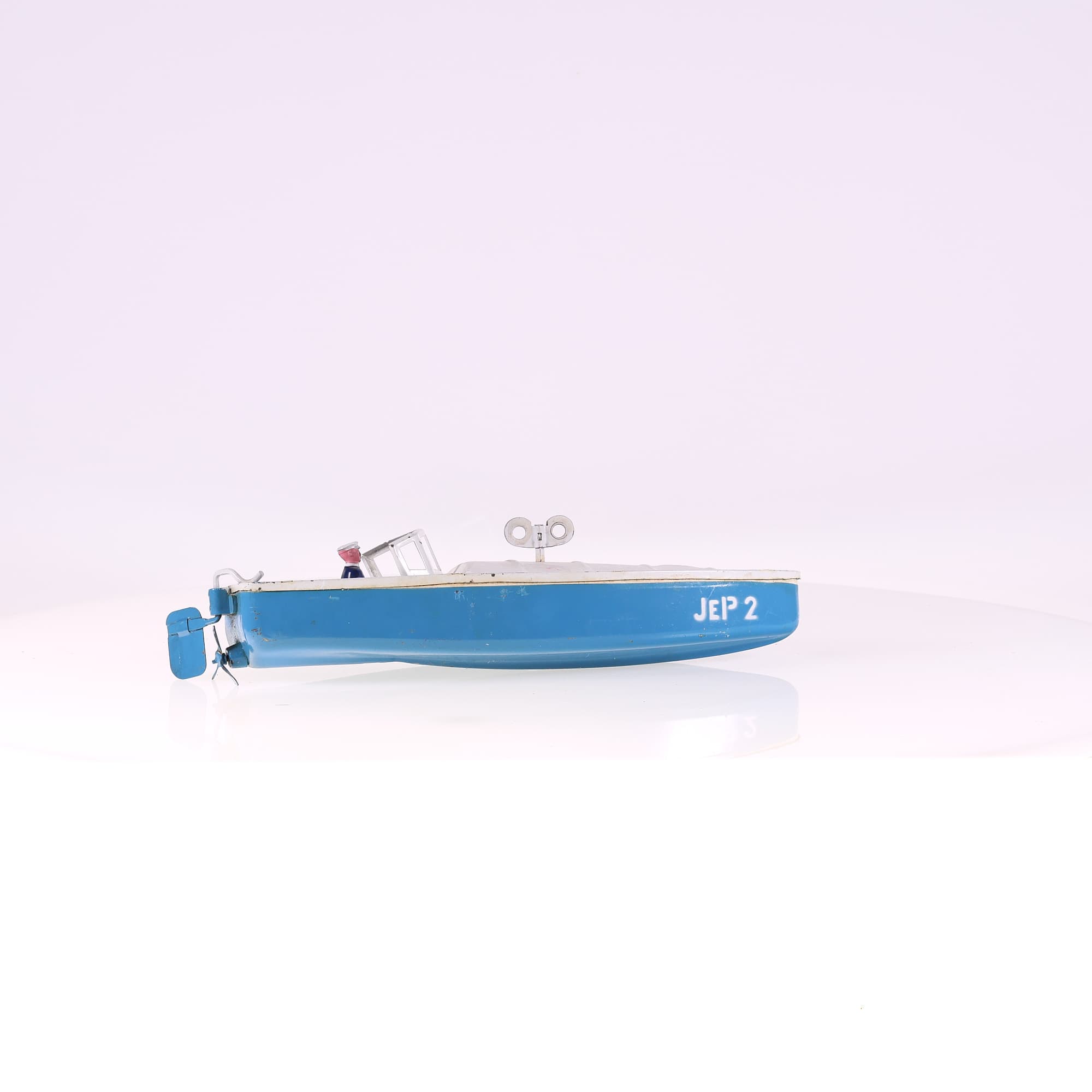 JEP 2 canot mécanique Bateau Bicolore 30 cm sans boîte — miniature 6