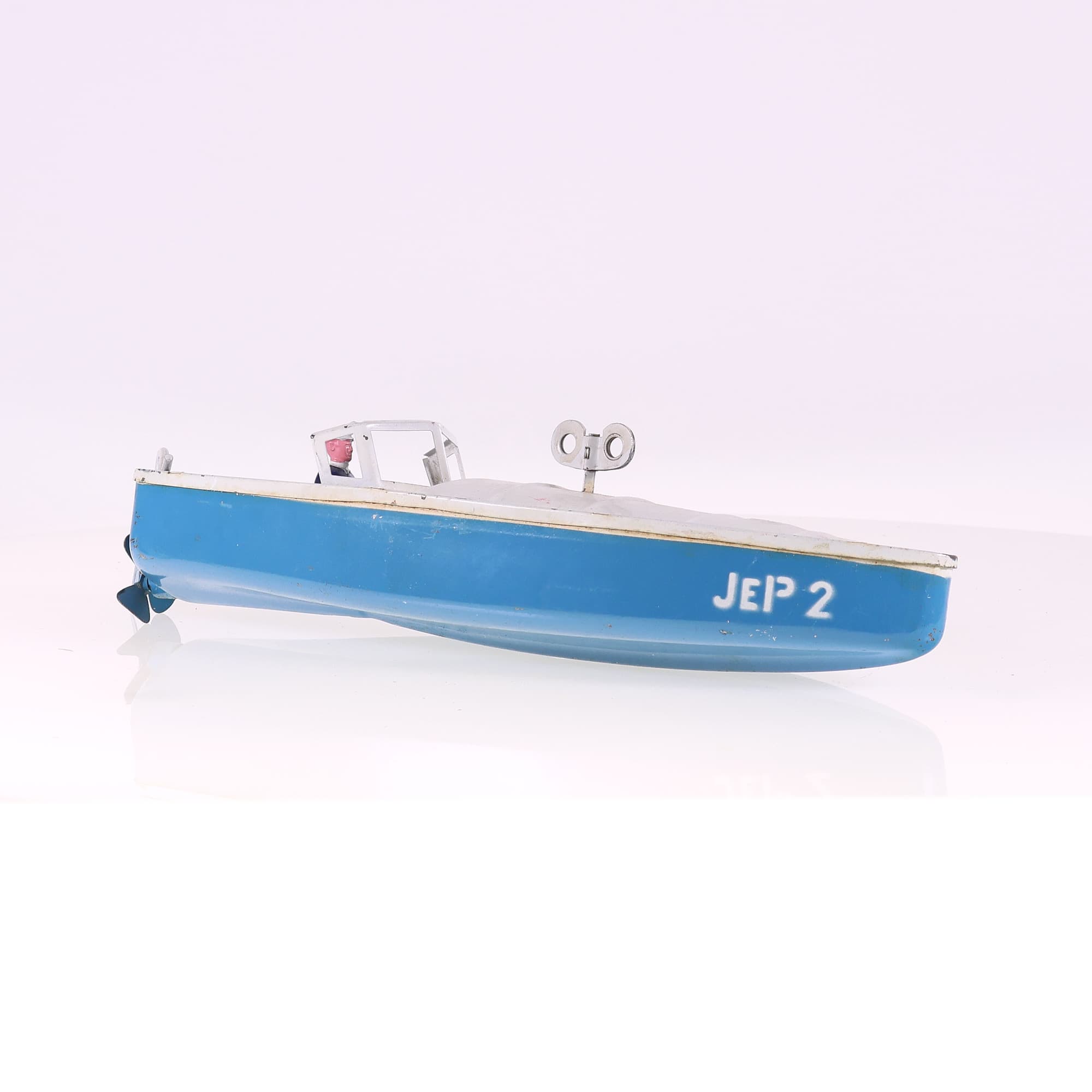 JEP 2 canot mécanique Bateau Bicolore 30 cm sans boîte — miniature 7