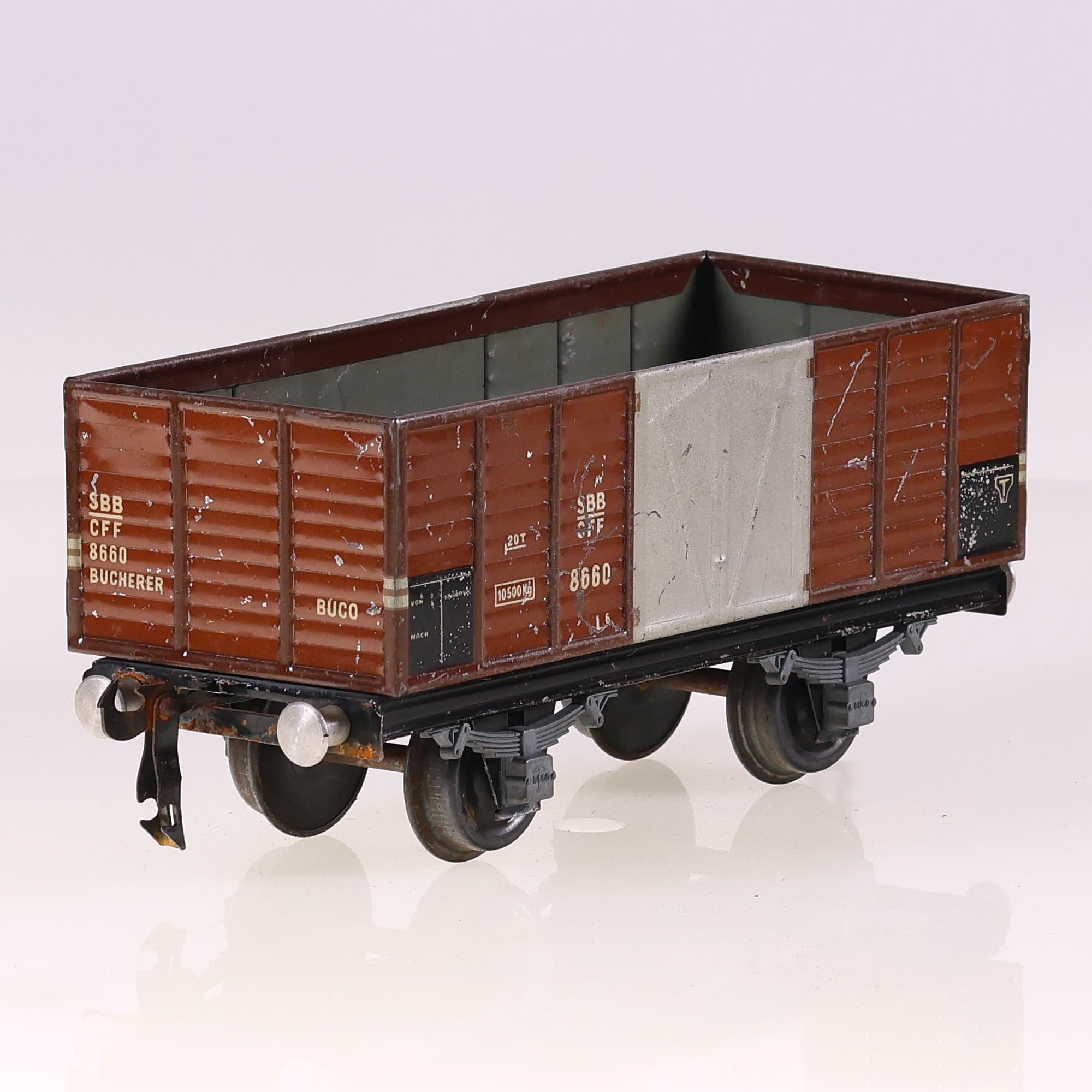 BUCO CH wagon tombereau 8660 CFF SBB en O Grade B sans boîte