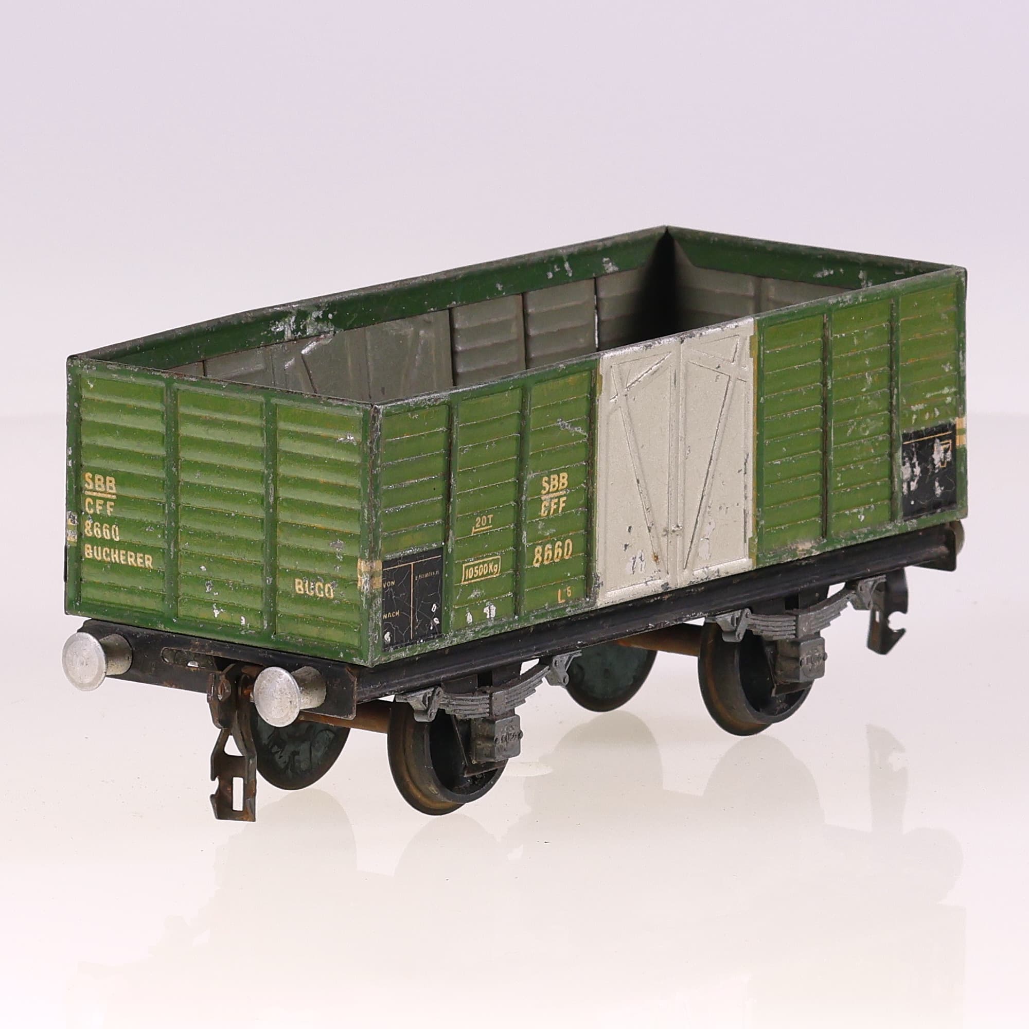 BUCO wagon tombereau SBB CFF 8660 O Grade B sans boîte