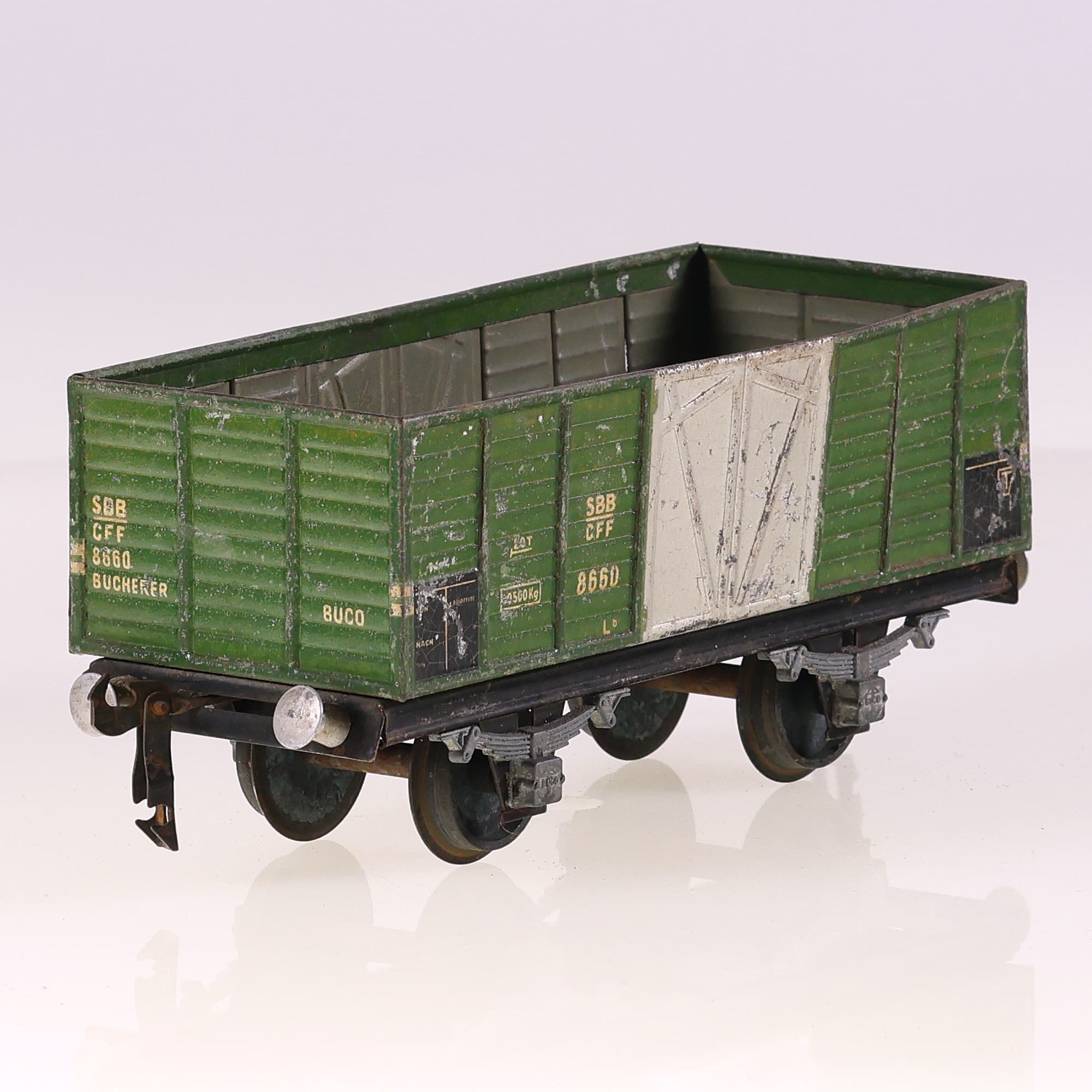 BUCO wagon tombereau SBB CFF 8660 O Grade B sans boîte — miniature 5
