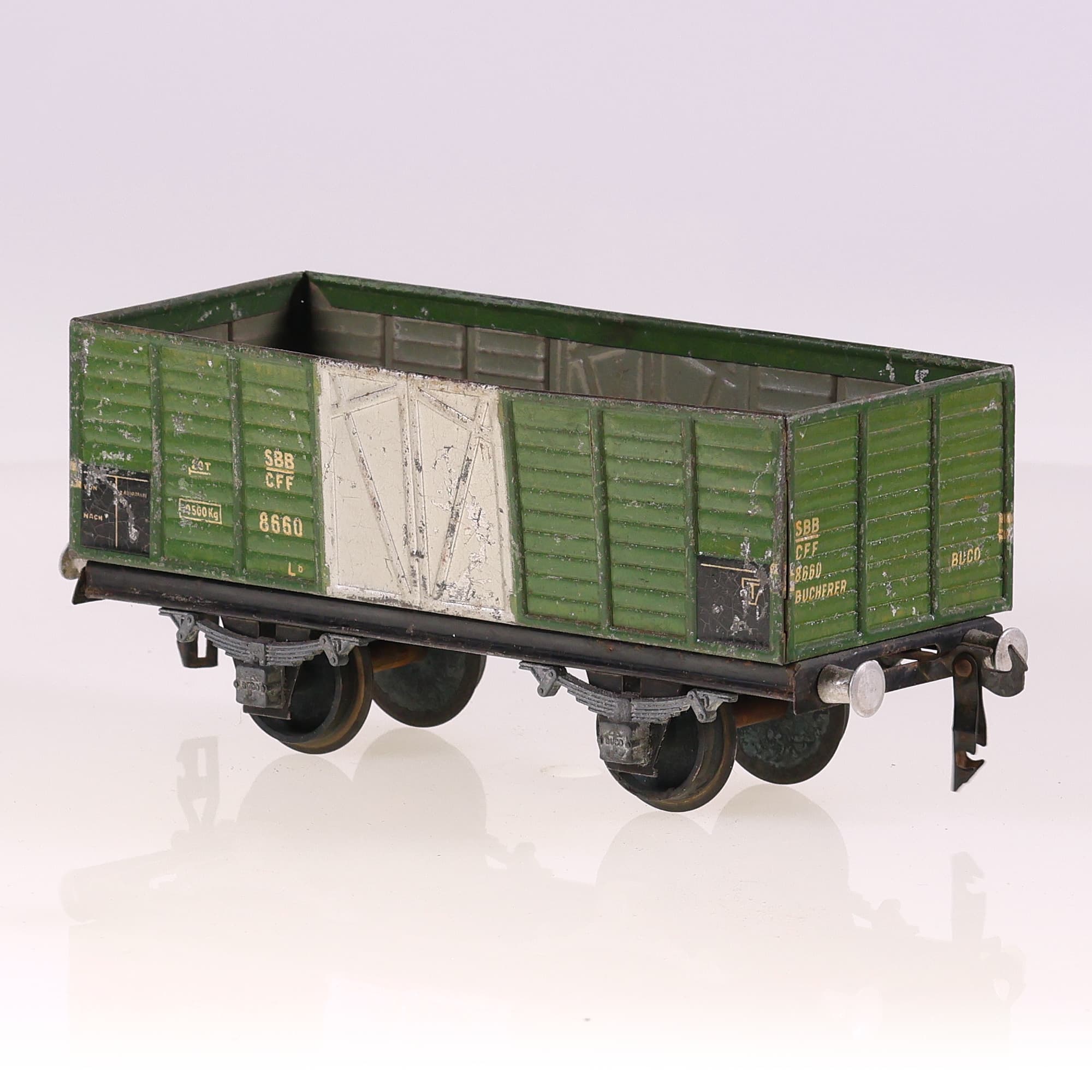 BUCO wagon tombereau SBB CFF 8660 O Grade B sans boîte — miniature 7