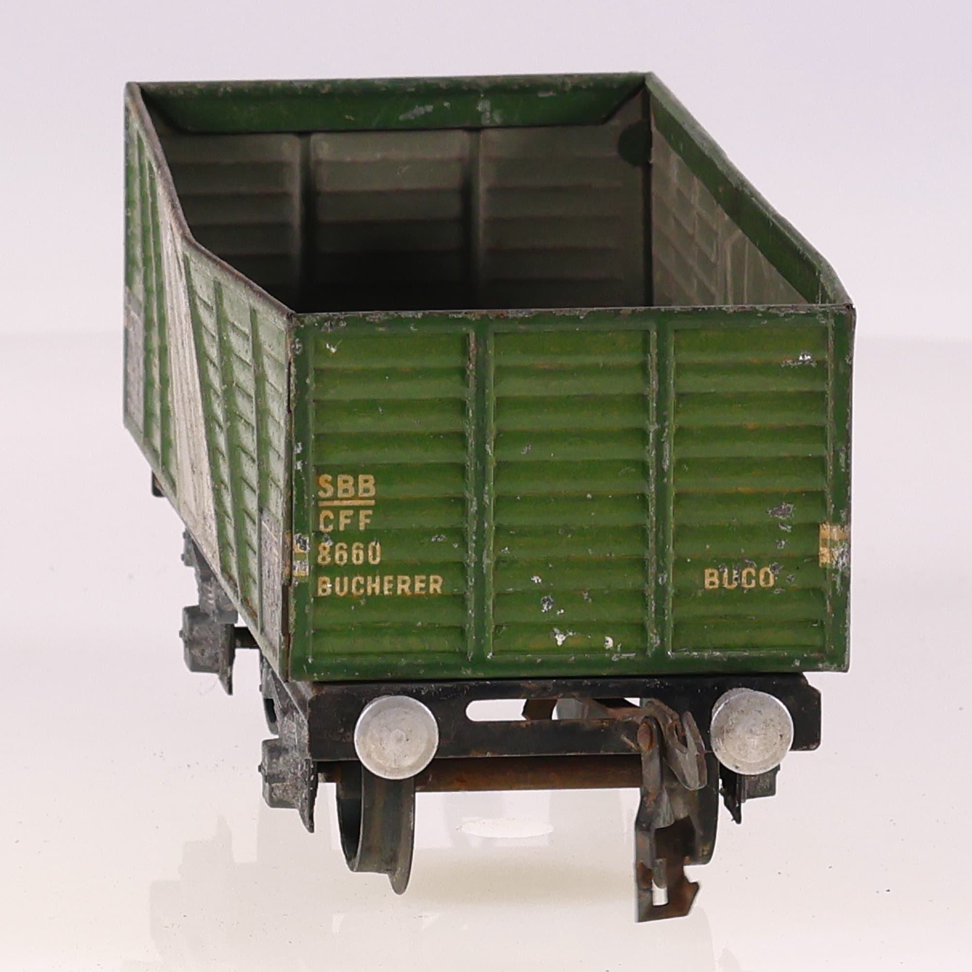 BUCO wagon tombereau SBB CFF 8660 O Grade B sans boîte — miniature 8