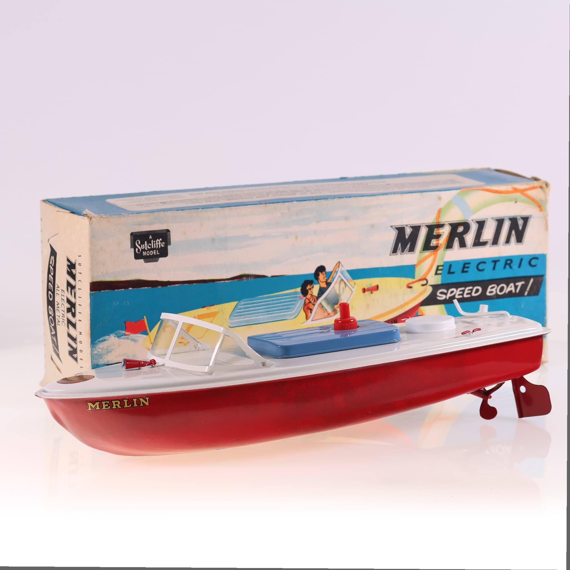 Sutcliffe canot électrique Merlin 32 cm état A avec boîte