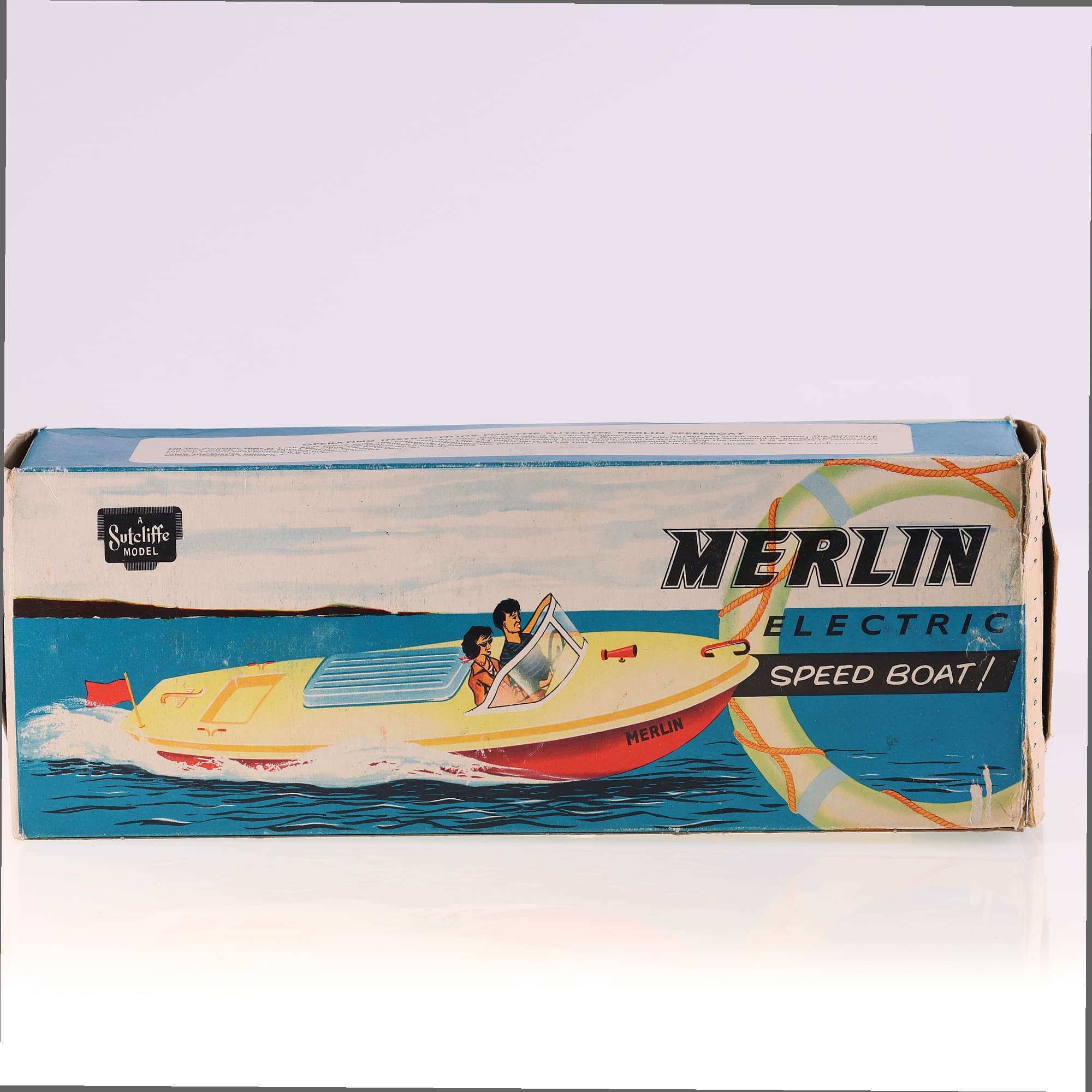 Sutcliffe canot électrique Merlin 32 cm état A avec boîte — miniature 11