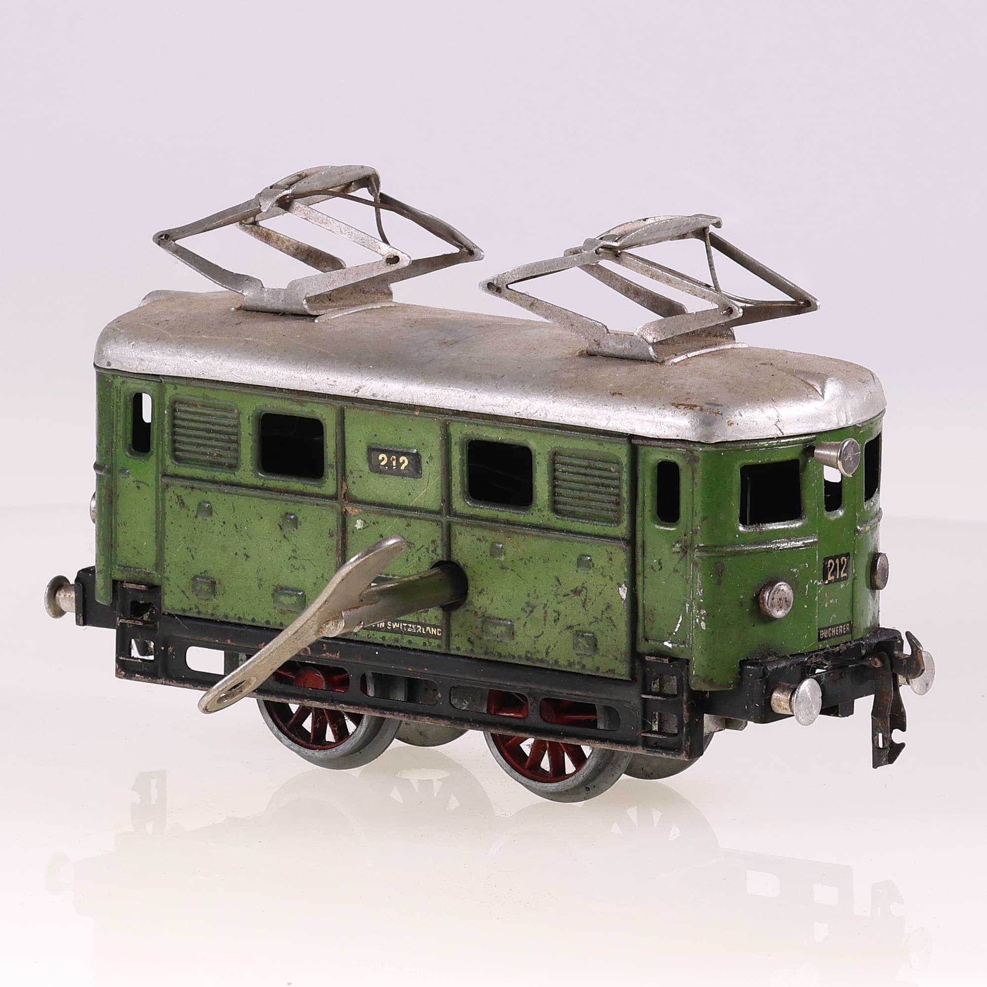 BUCO locomotive mécanique 212 O Grade B sans boîte — miniature 3