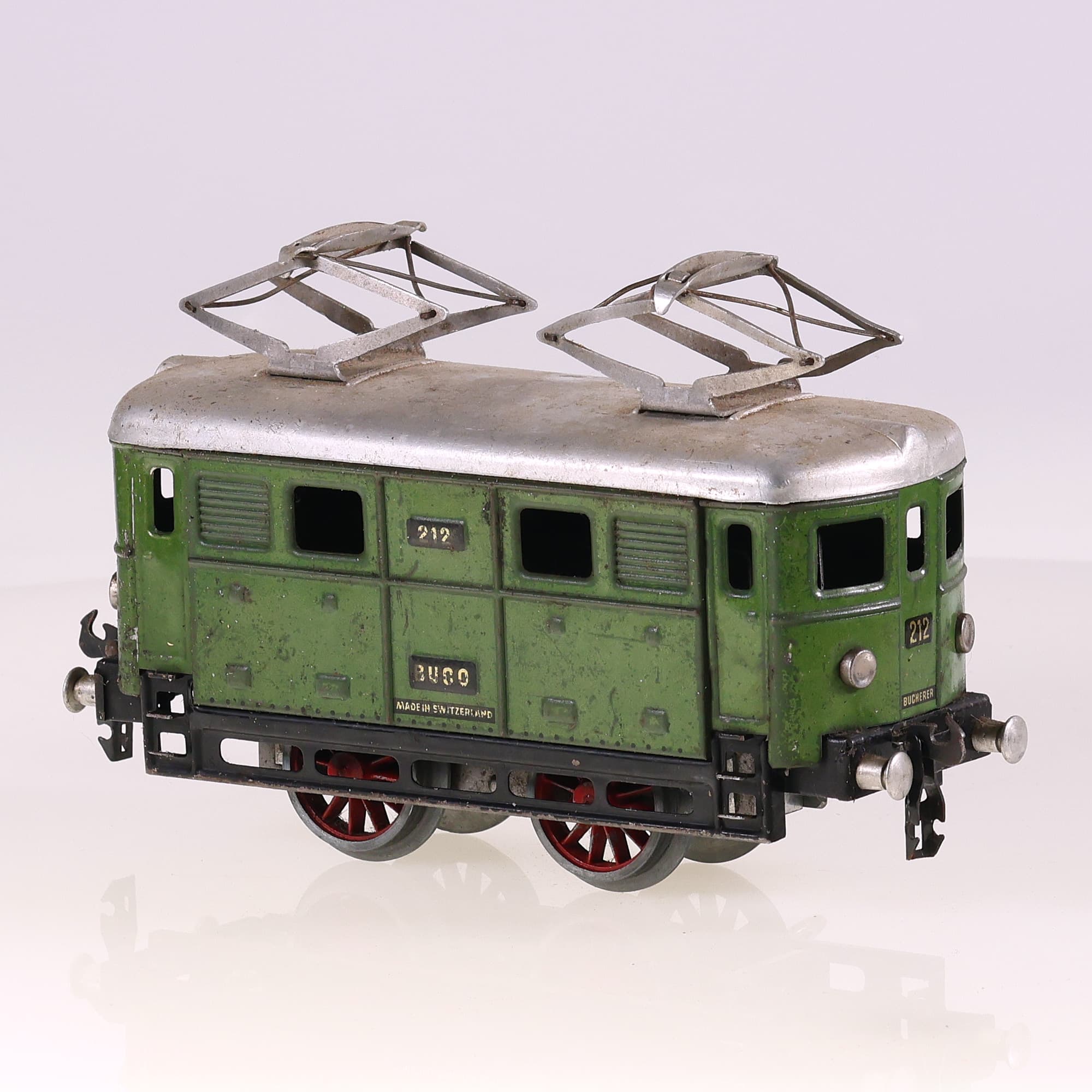 BUCO locomotive mécanique 212 O Grade B sans boîte — miniature 7
