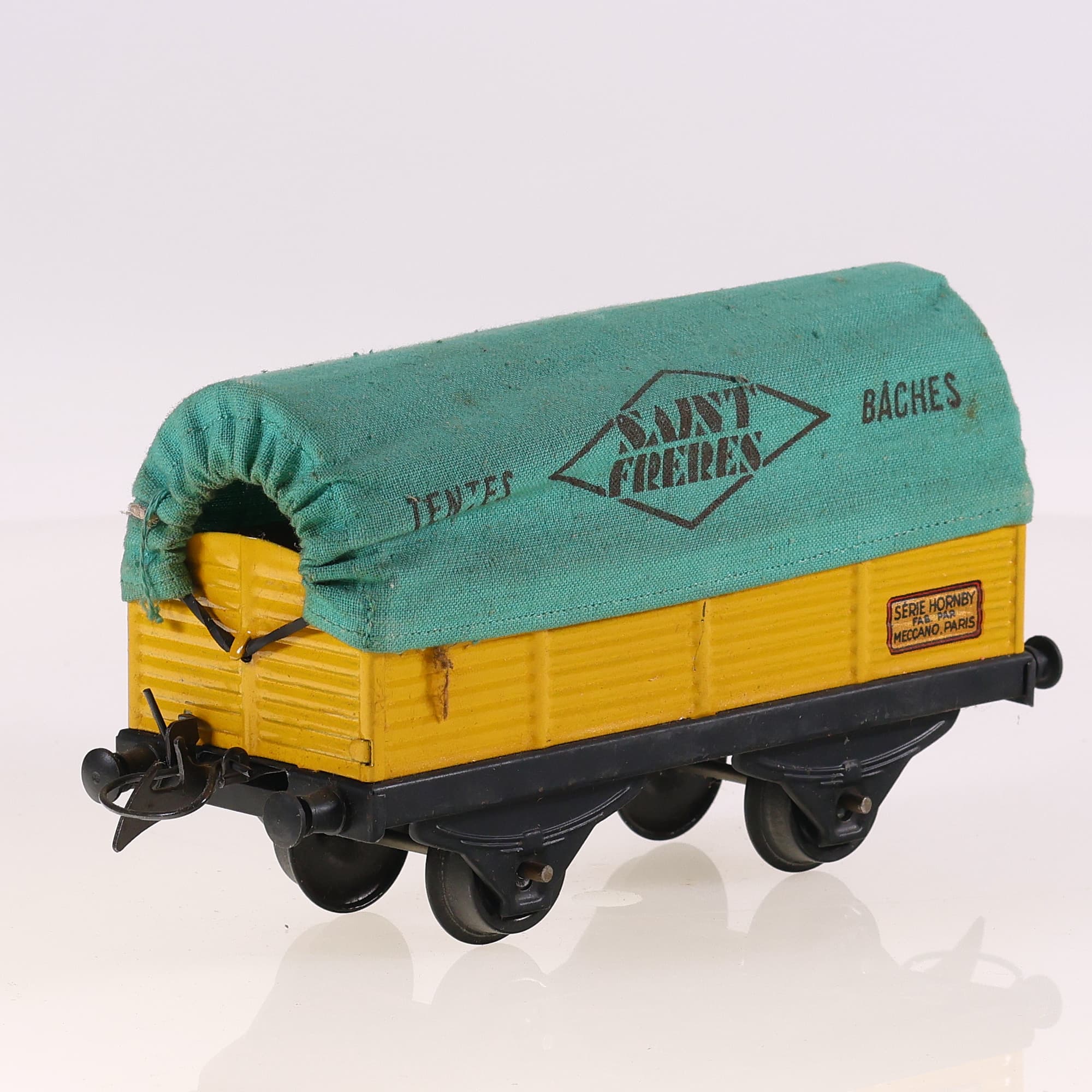 Hornby France wagon bâché Saint Frères O Grade B avec boîte — miniature 9