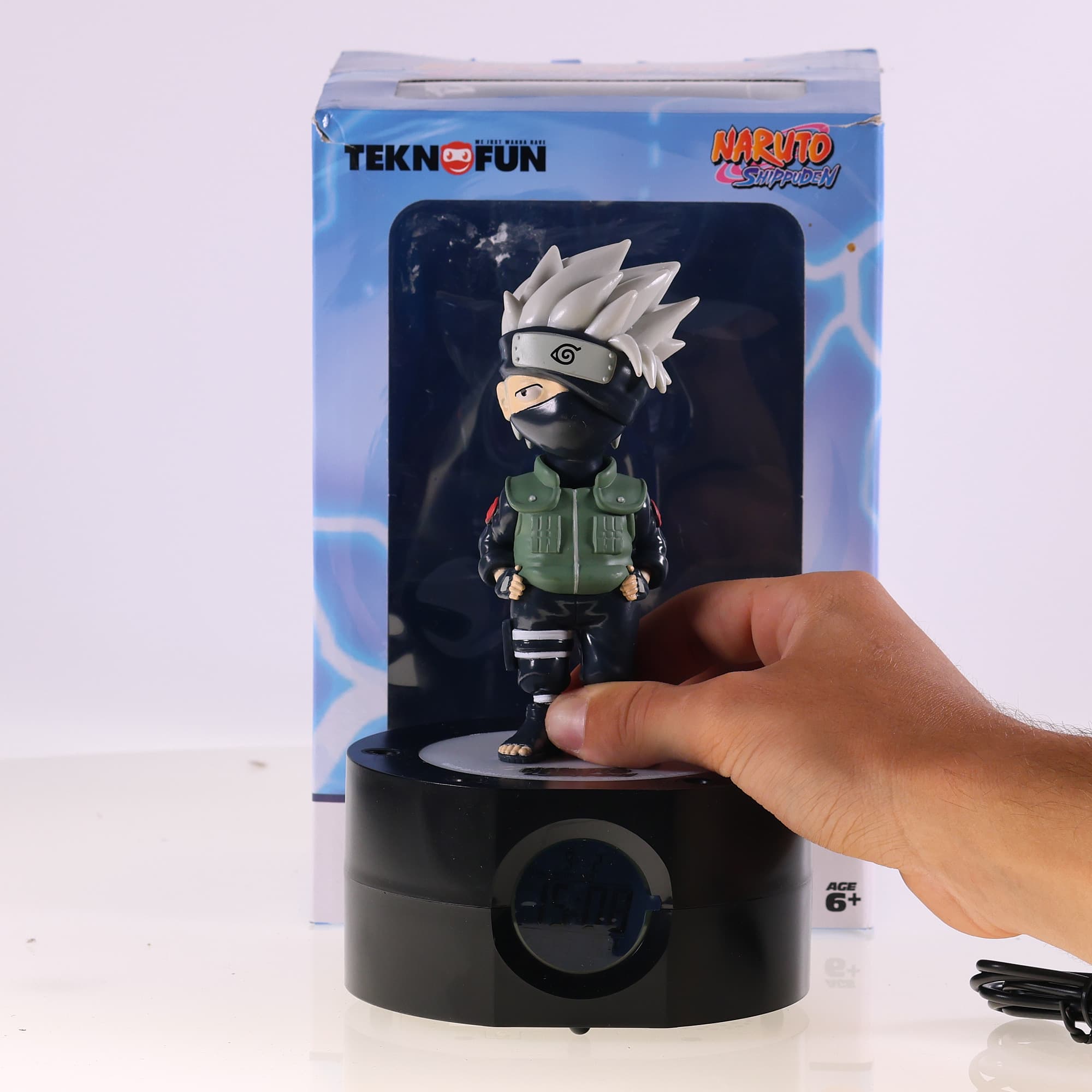 TeknoFun Naruto Shippuden Kakashi Naruto Réveil Lumineux 2023 avec boîte