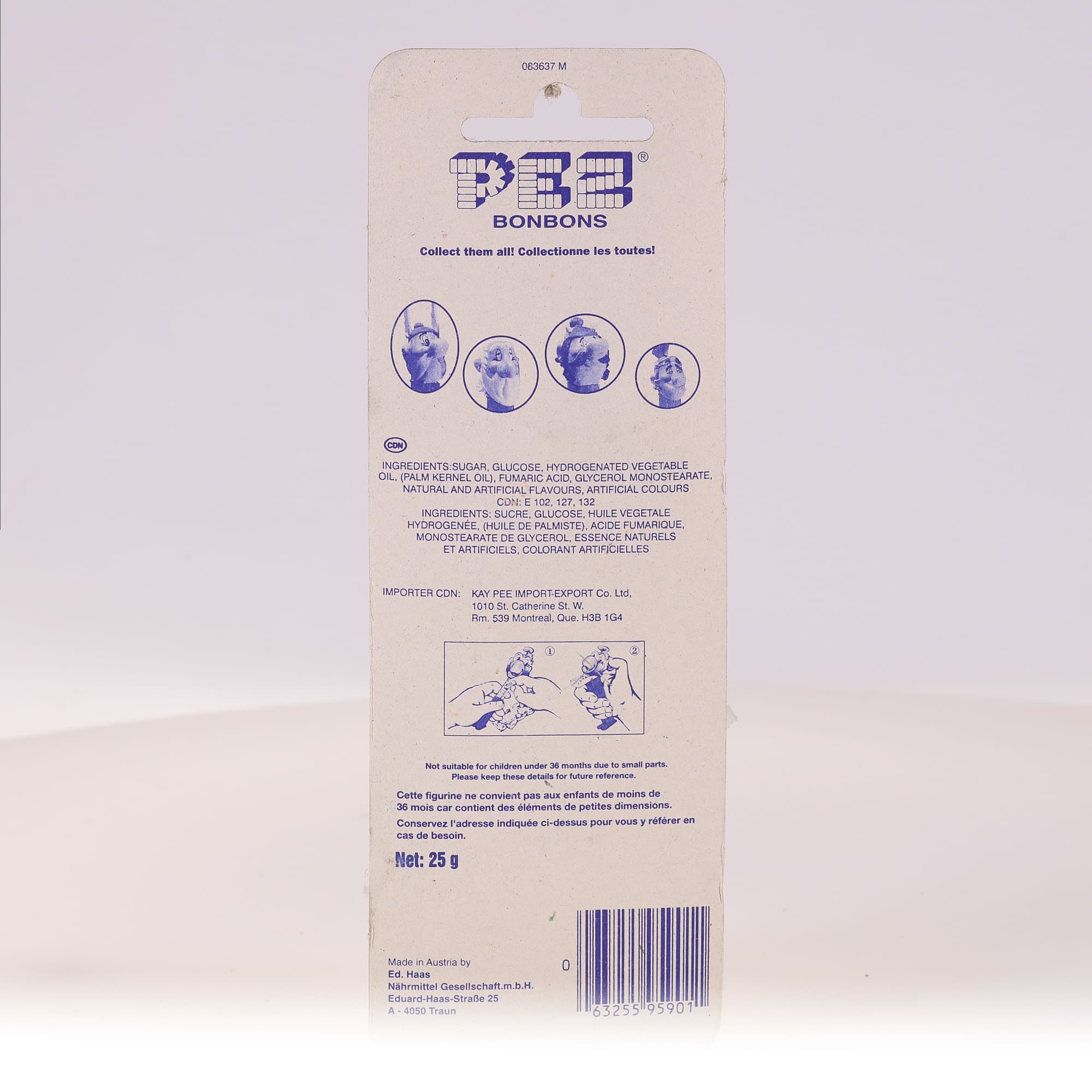 PEZ Astérix Obélix 1997 avec blister ouvert sans bonbon — miniature 3