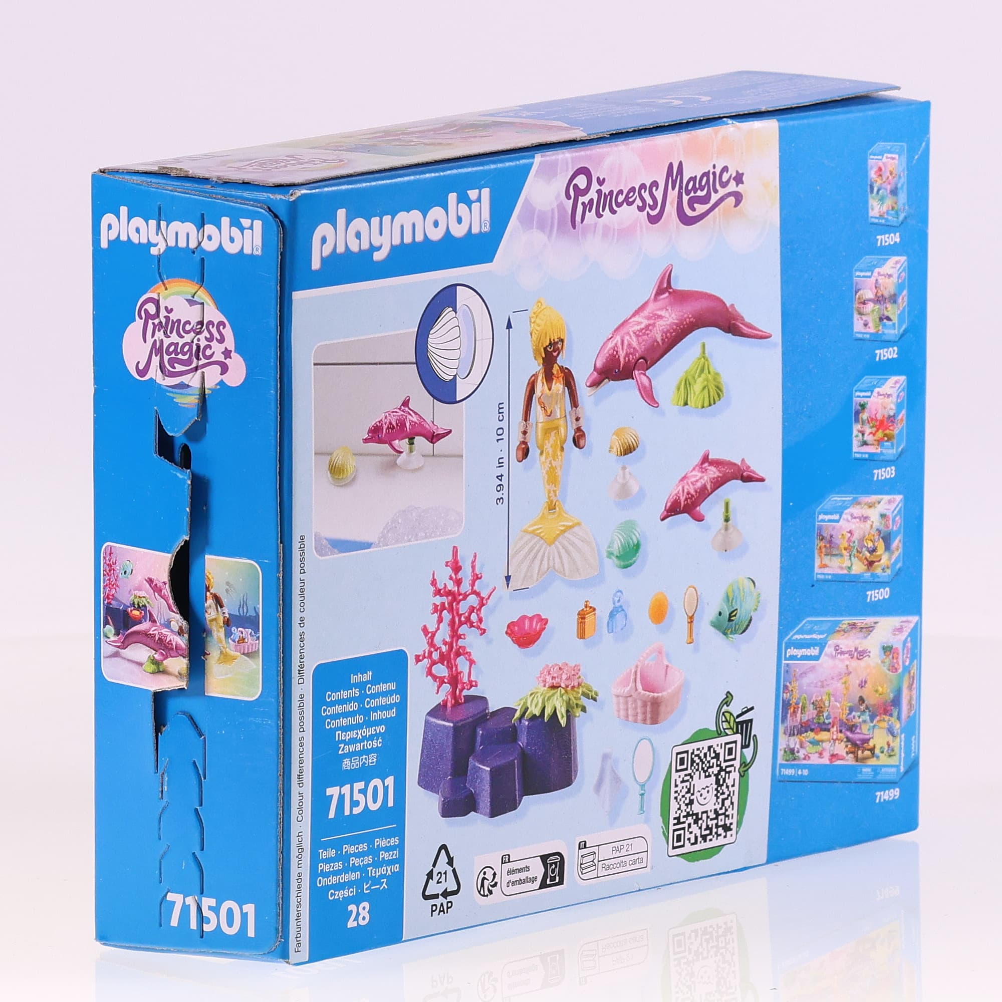 Playmobil 71501 Princess Magic Sirène et dauphin Grade S neuf avec boîte — miniature 4