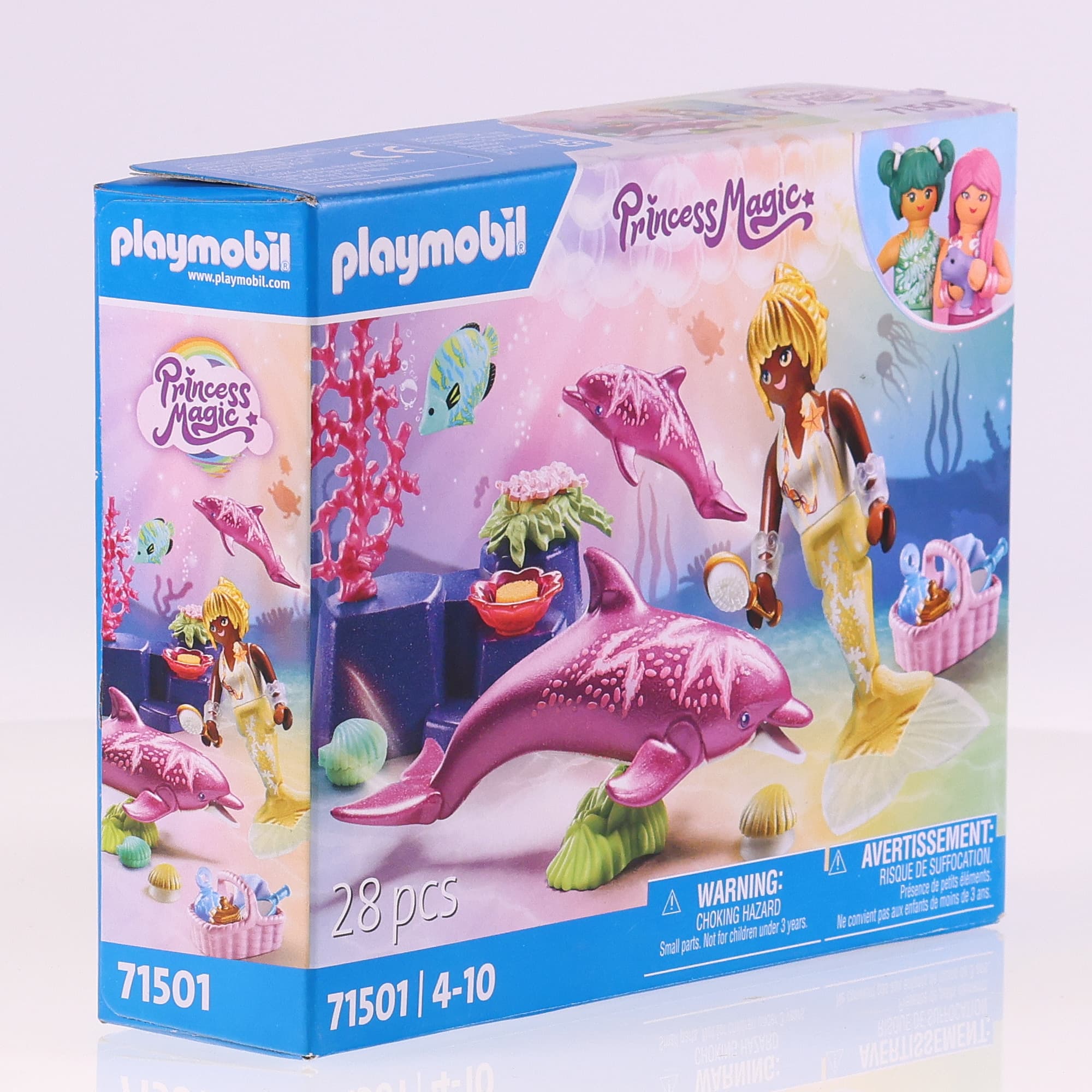 Playmobil 71501 Princess Magic Sirène et dauphin Grade S neuf avec boîte — miniature 8