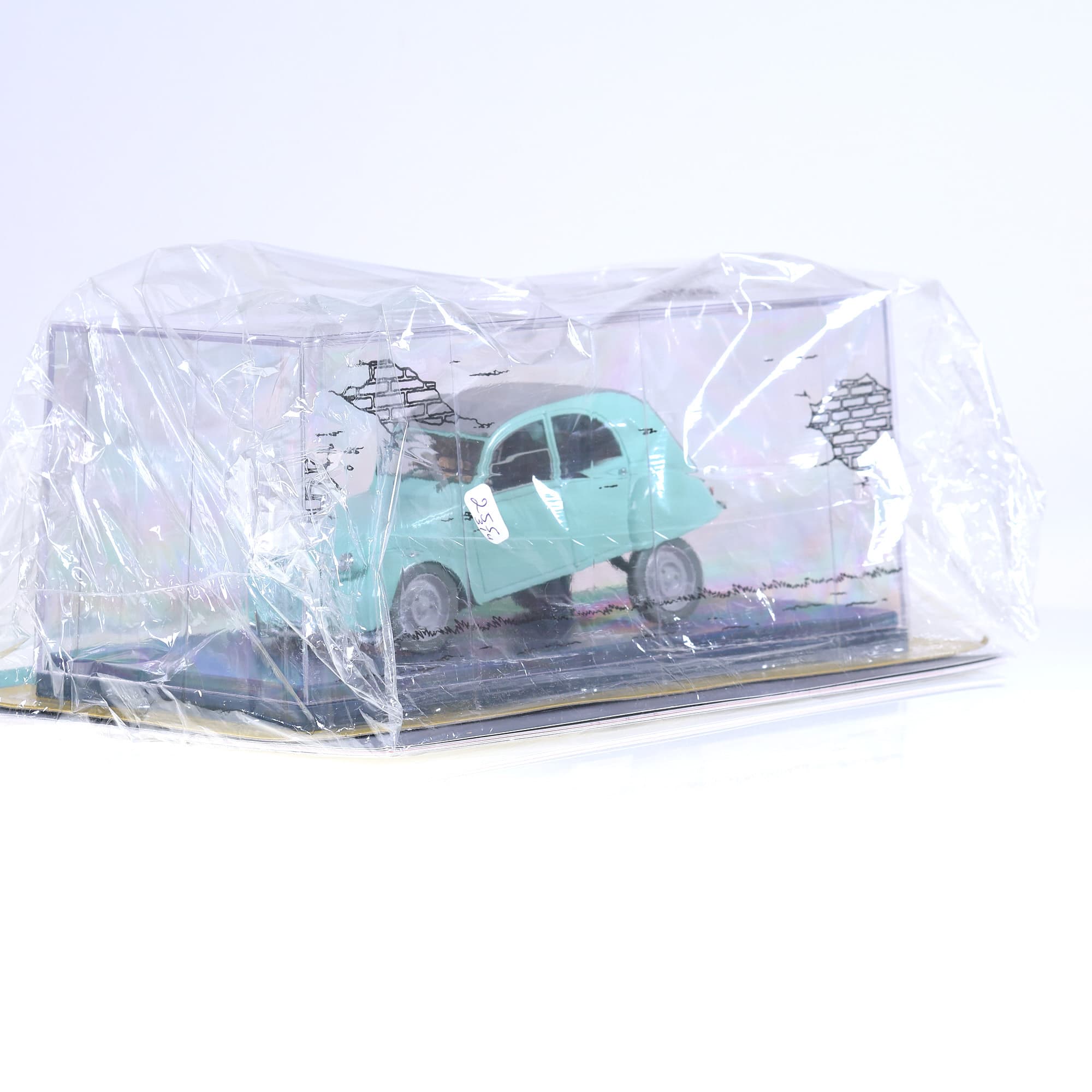 Les voitures de tintin Citroën La 2CV des dupondt 1/24 Turquoise neuf avec boîte