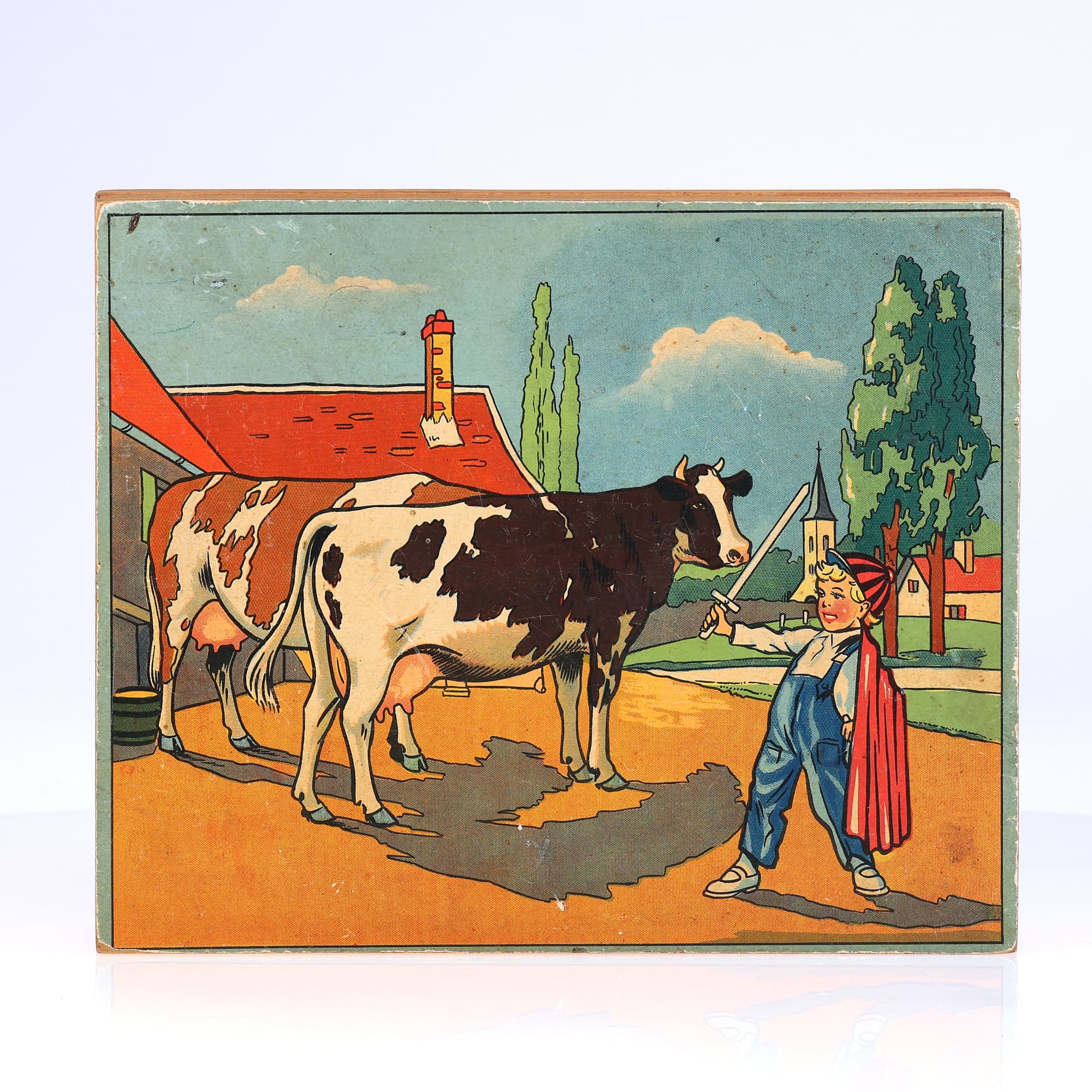 Jeu de cube en papier complet (la ferme)  avec 4 affiches — miniature 14