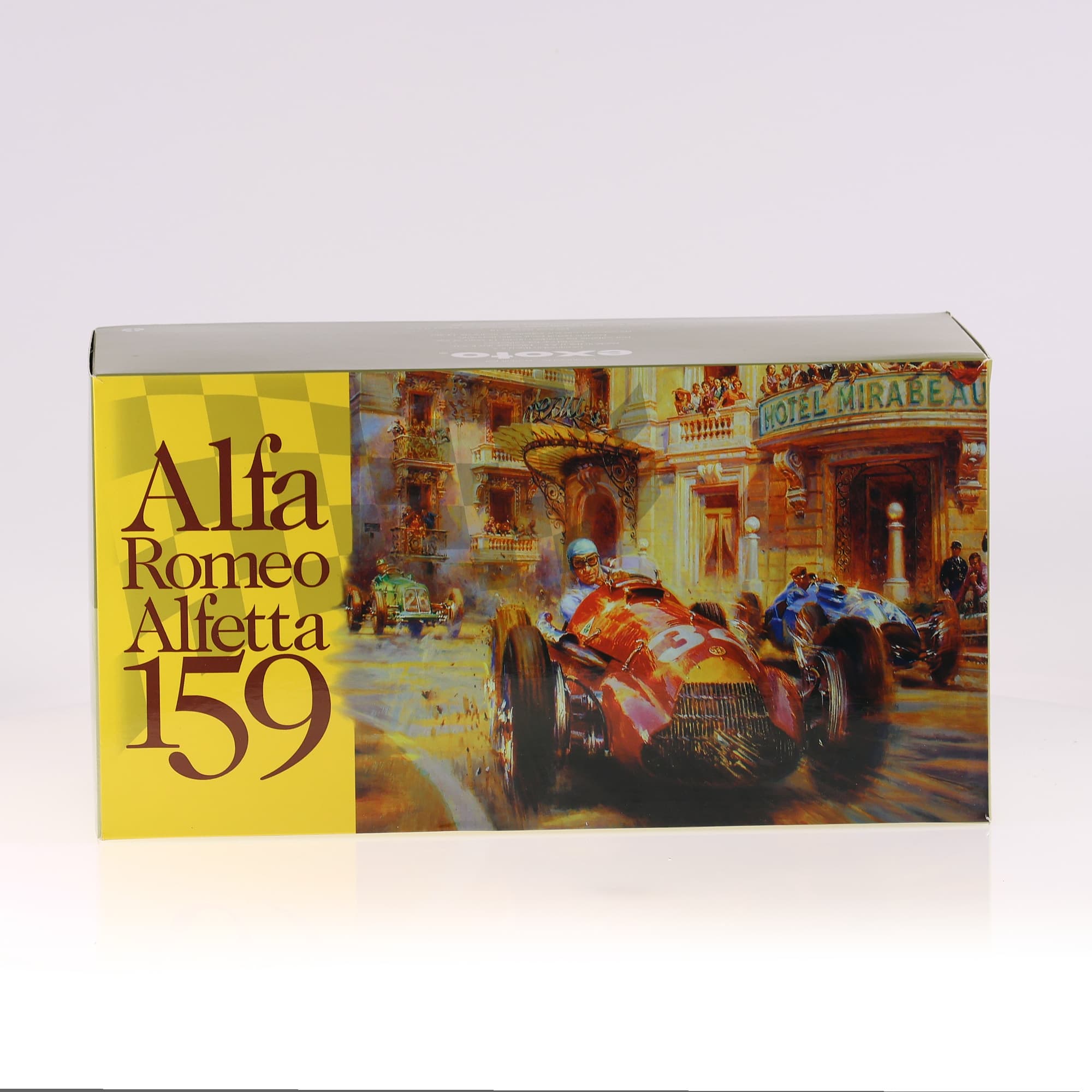 Exoto GPC97240 Alfa Romeo Alfetta 159 #22 1951 1/18 Rouge avec boîte — miniature 11