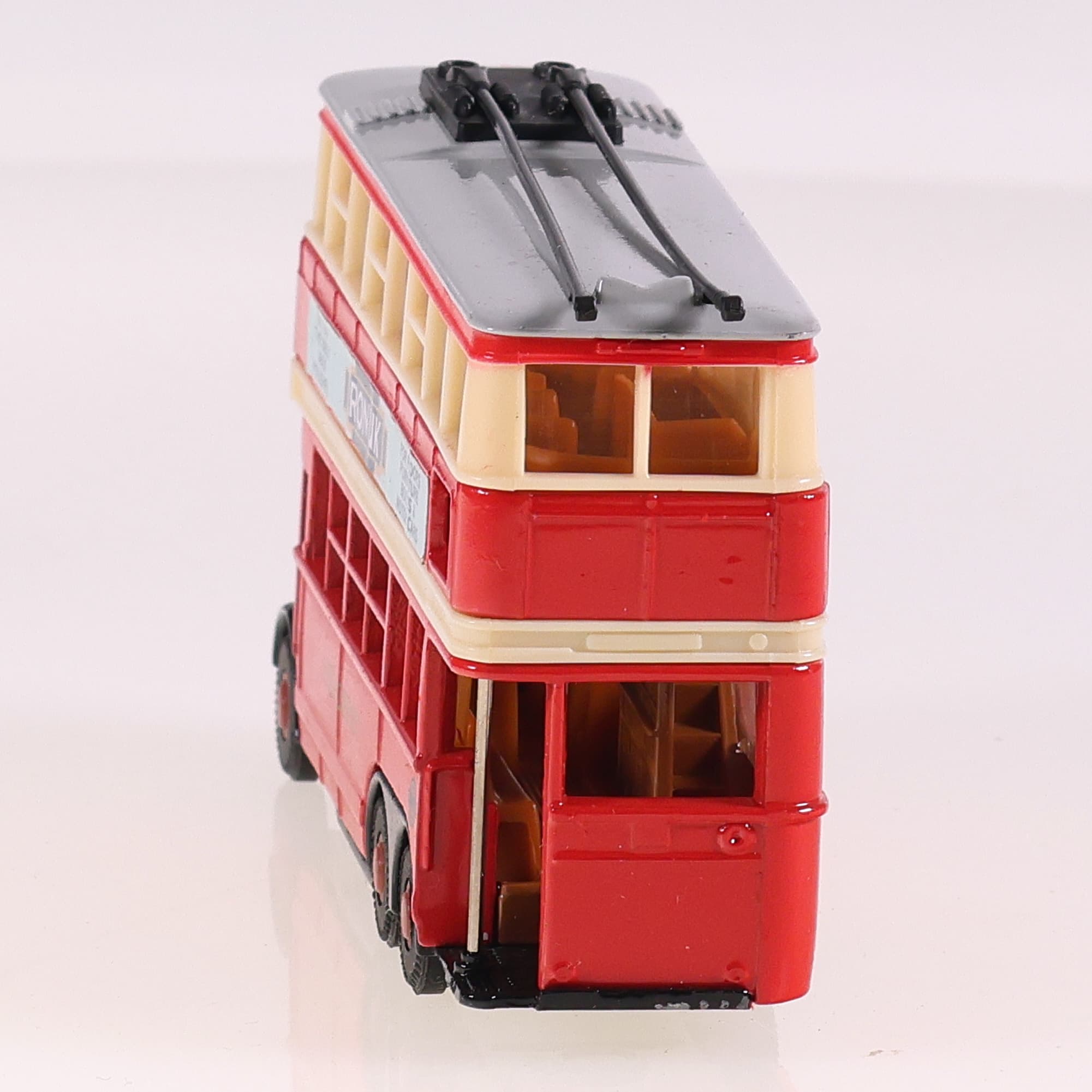 Matchbox Y10 AEC Trolleybus 'Diddler' 1931 11 cm Bicolore avec boîte — miniature 4