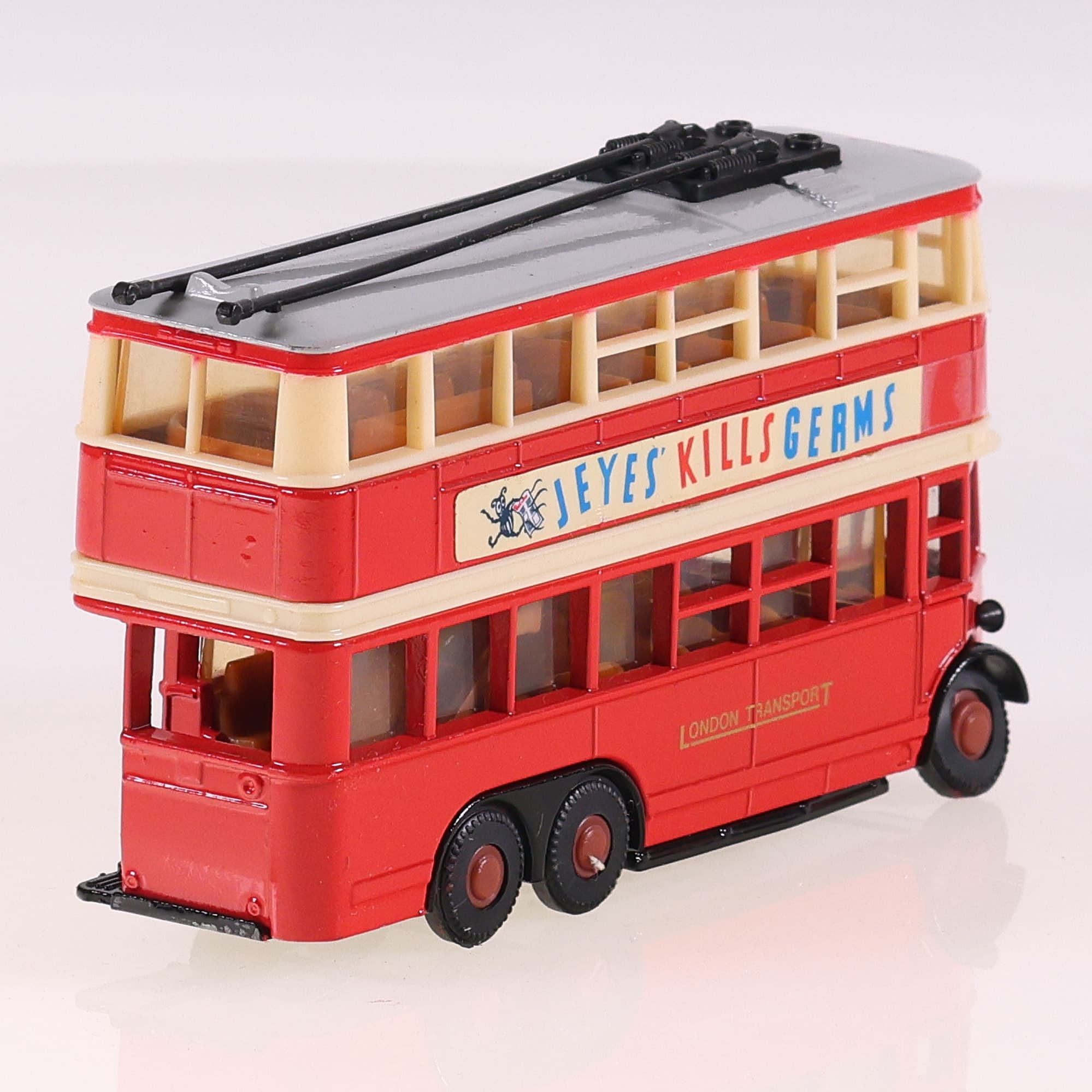 Matchbox Y10 AEC Trolleybus 'Diddler' 1931 11 cm Bicolore avec boîte — miniature 5