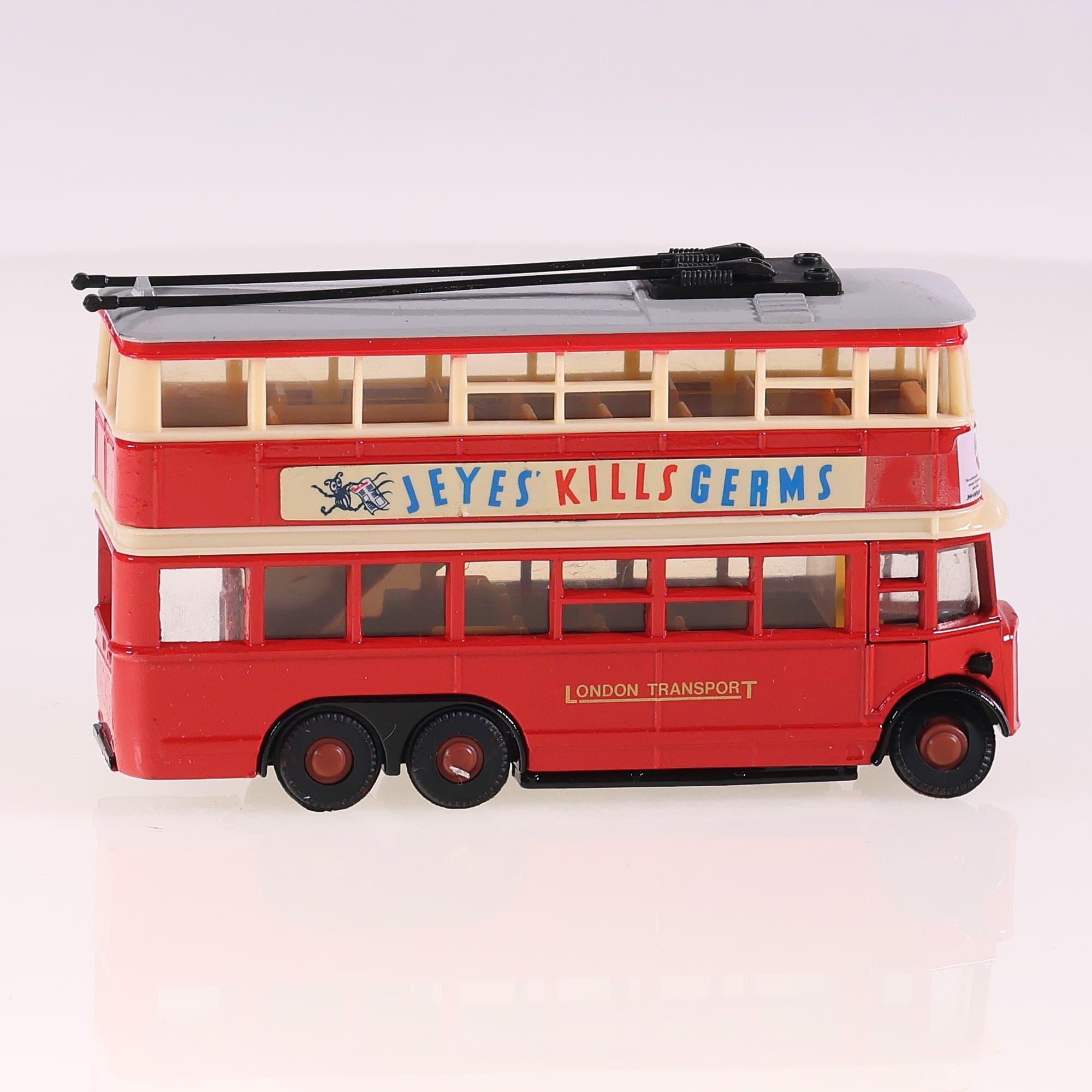 Matchbox Y10 AEC Trolleybus 'Diddler' 1931 11 cm Bicolore avec boîte — miniature 6