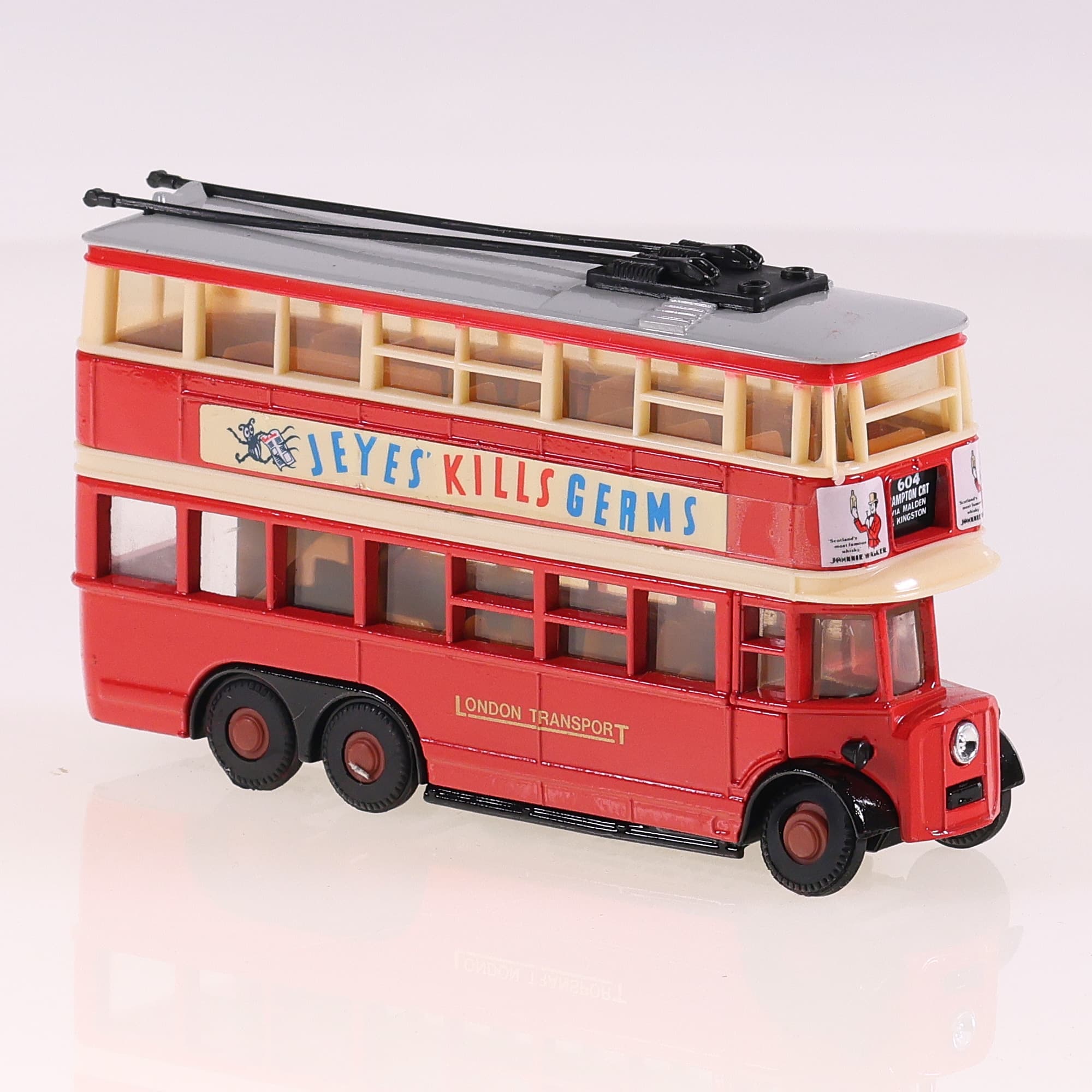 Matchbox Y10 AEC Trolleybus 'Diddler' 1931 11 cm Bicolore avec boîte — miniature 7