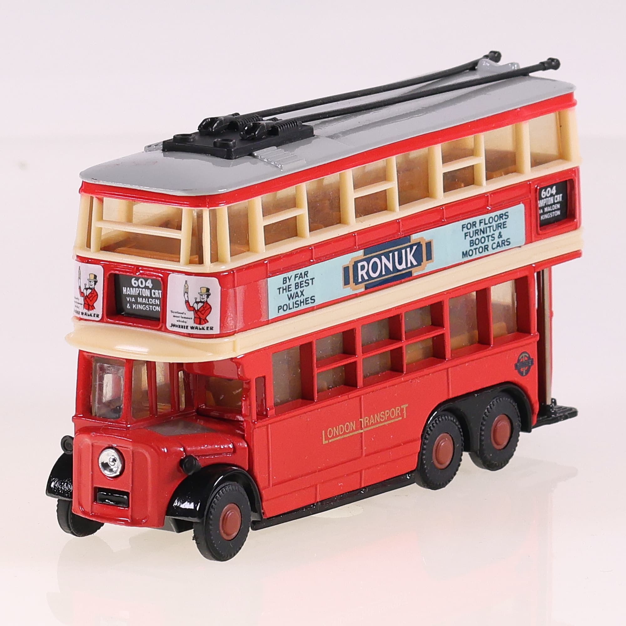Matchbox Y10 AEC Trolleybus 'Diddler' 1931 11 cm Bicolore avec boîte — miniature 9