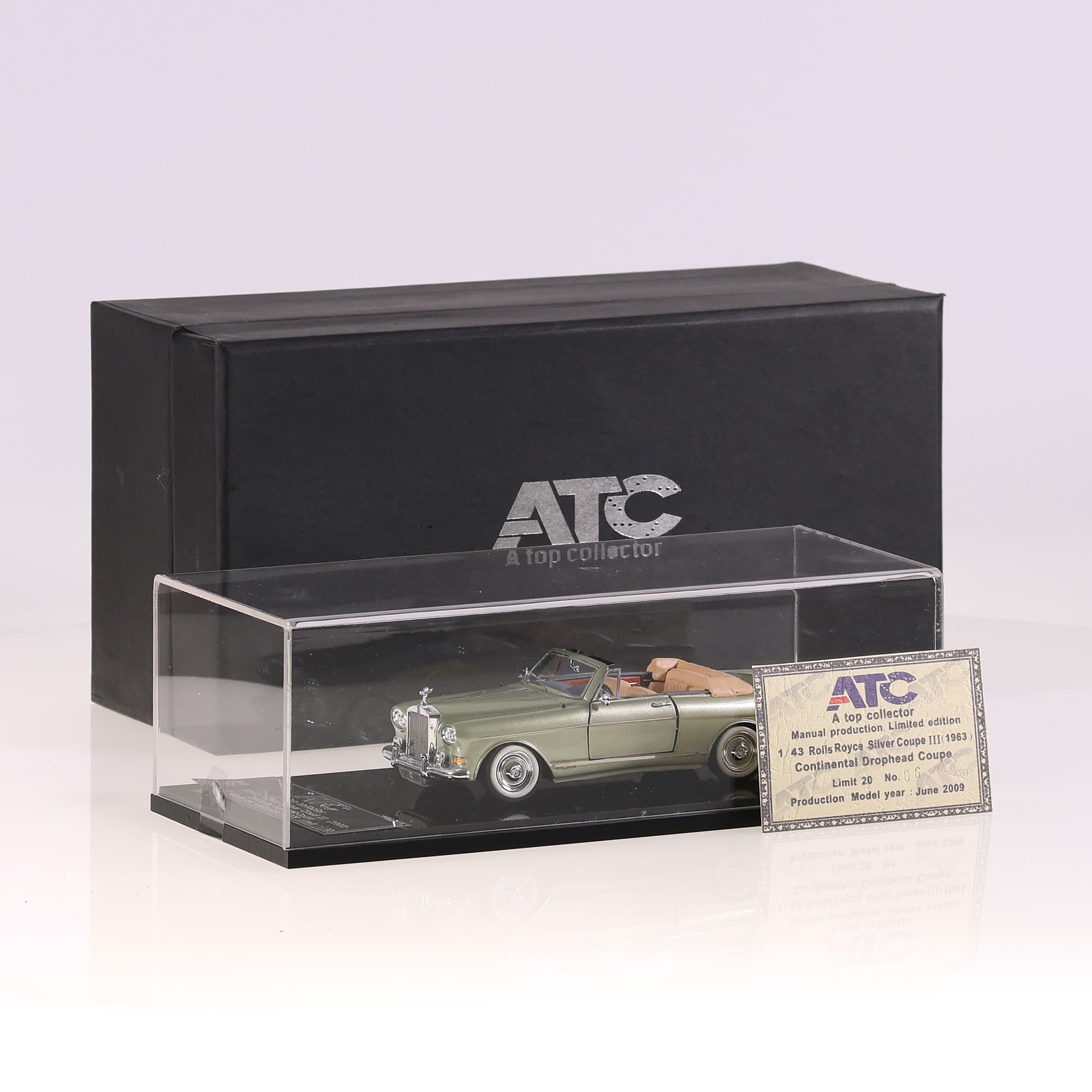 ATC Rolls Royce Silver Coupe III (1963) Continental Drophead Coupe 1963 1/43 