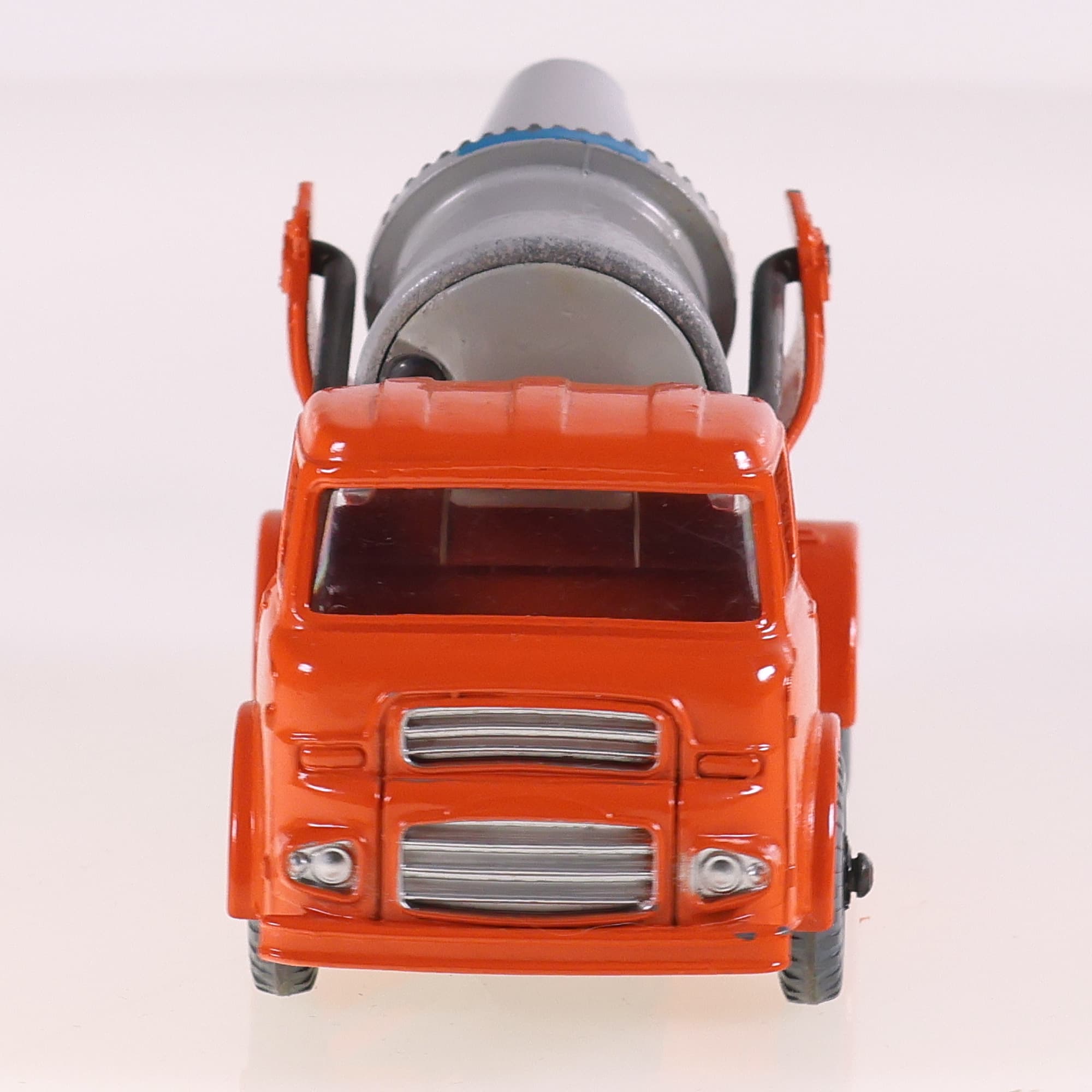 Dinky Toys 960 Albion Chieftain Lorry Mounted Concrete Mixer 1/43 Orange avec bo — miniature 8