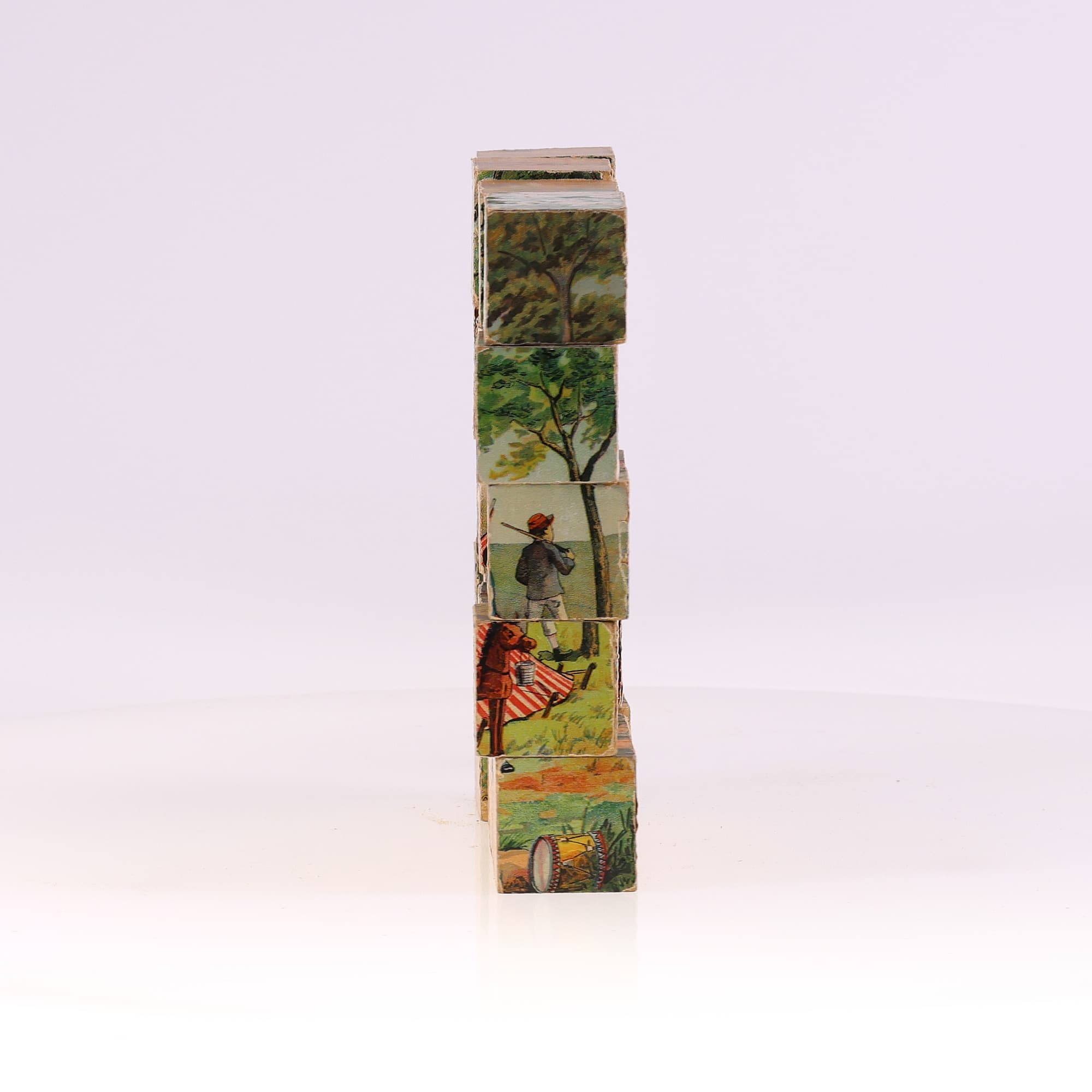Puzzle Jeu de cube en papier - complet - 4 affiches  — miniature 3