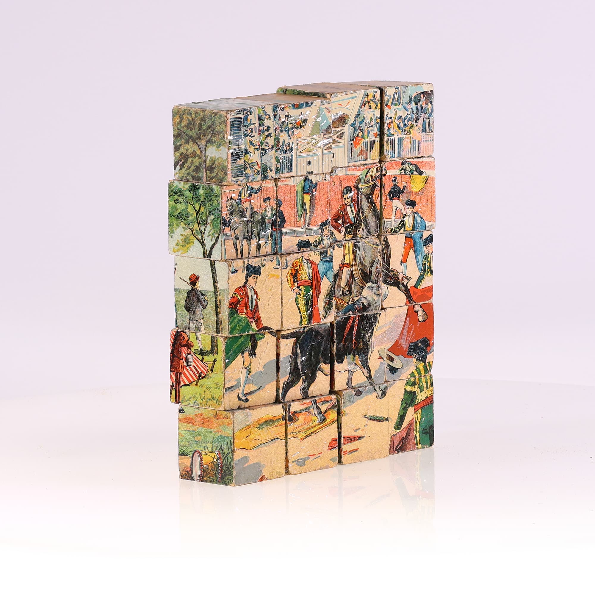 Puzzle Jeu de cube en papier - complet - 4 affiches  — miniature 4