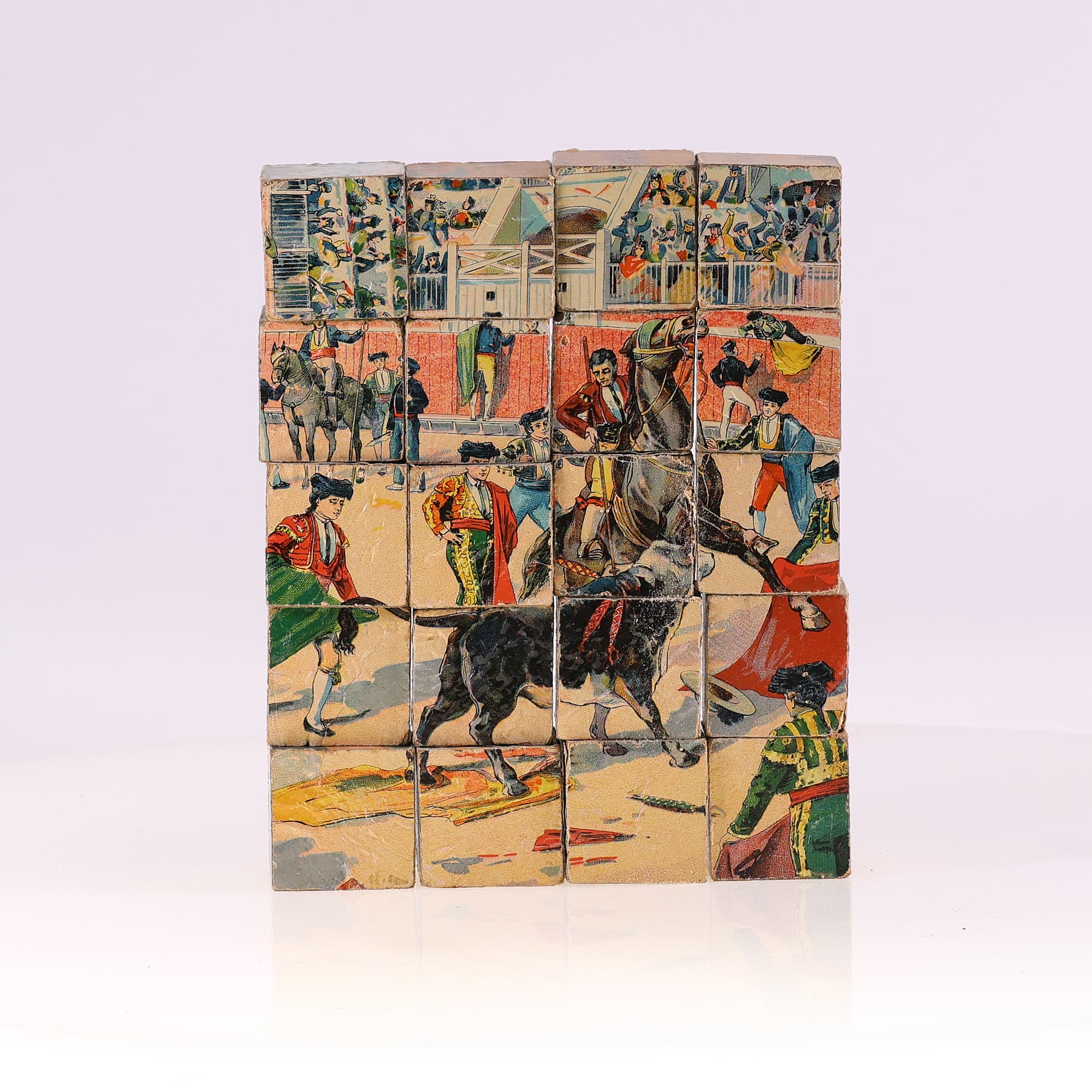 Puzzle Jeu de cube en papier - complet - 4 affiches  — miniature 5