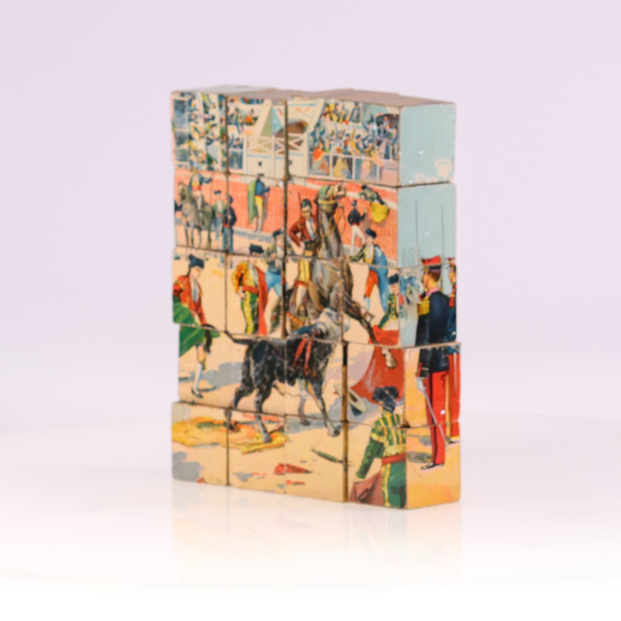 Puzzle Jeu de cube en papier - complet - 4 affiches  — miniature 6