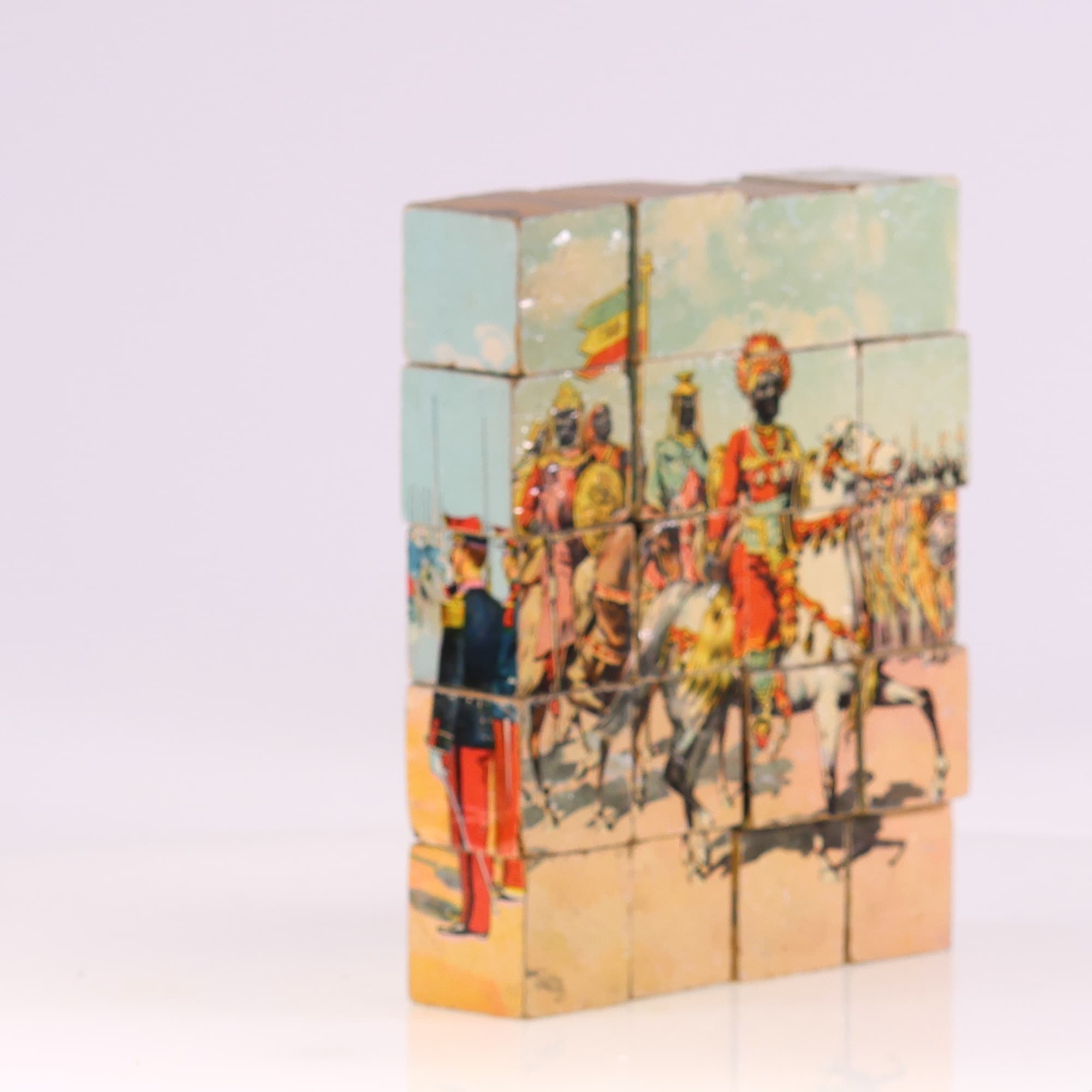 Puzzle Jeu de cube en papier - complet - 4 affiches  — miniature 8