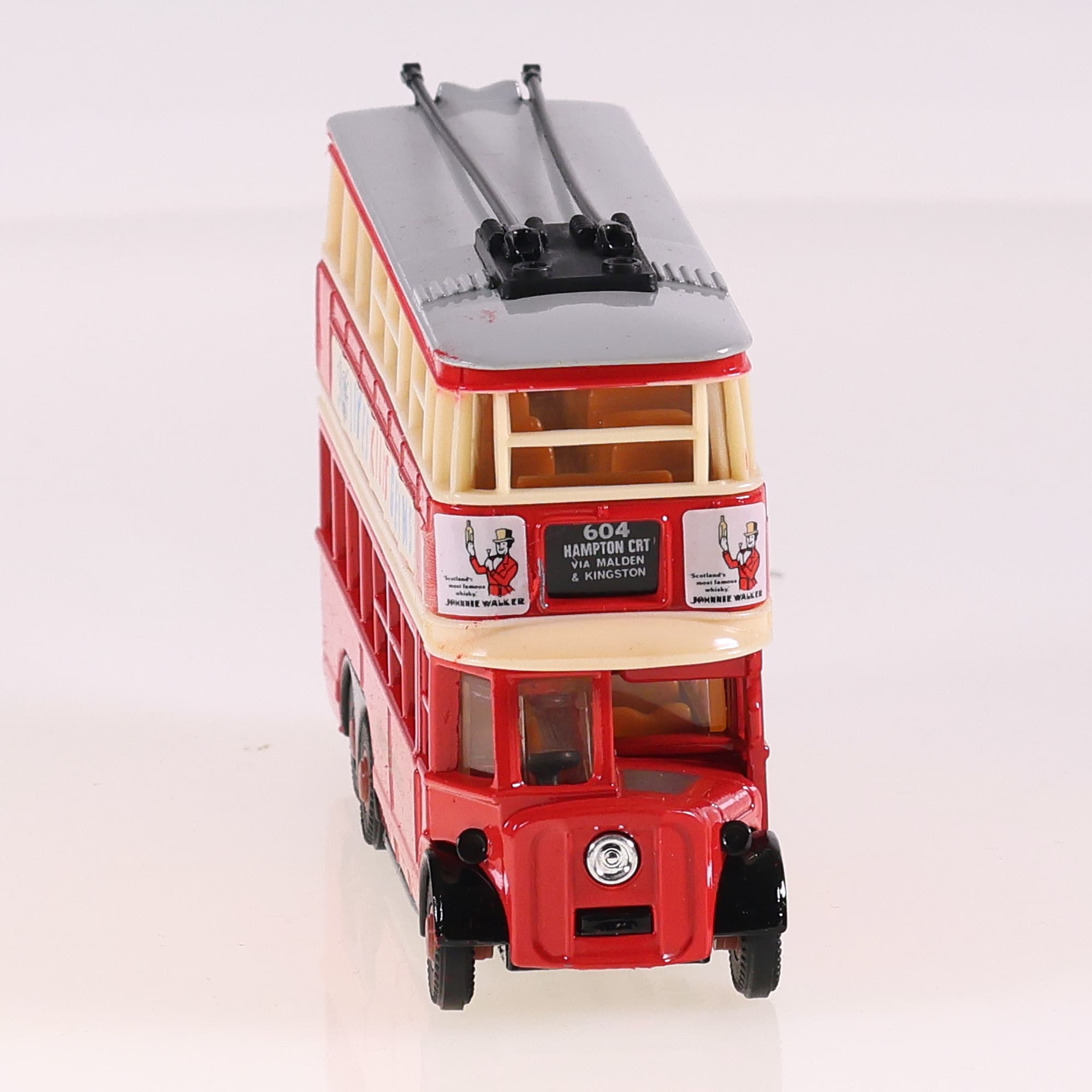 Matchbox Y10 AEC 1931 Trolleybus "Diddler" 11 cm Bicolore avec boîte — miniature 8