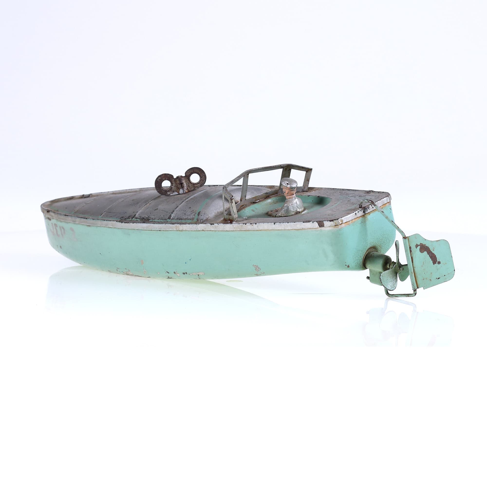 JEP canot mécanique JEP2 Bateau 32 cm moteur fonctionnel — miniature 3
