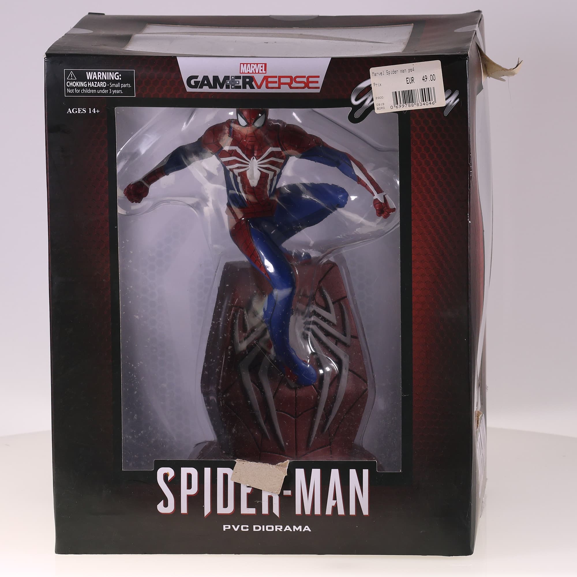Diamond Select Toys Marvel Spider-Man Gamerverse PVC Diorama jamais sorti boîte — photo 1