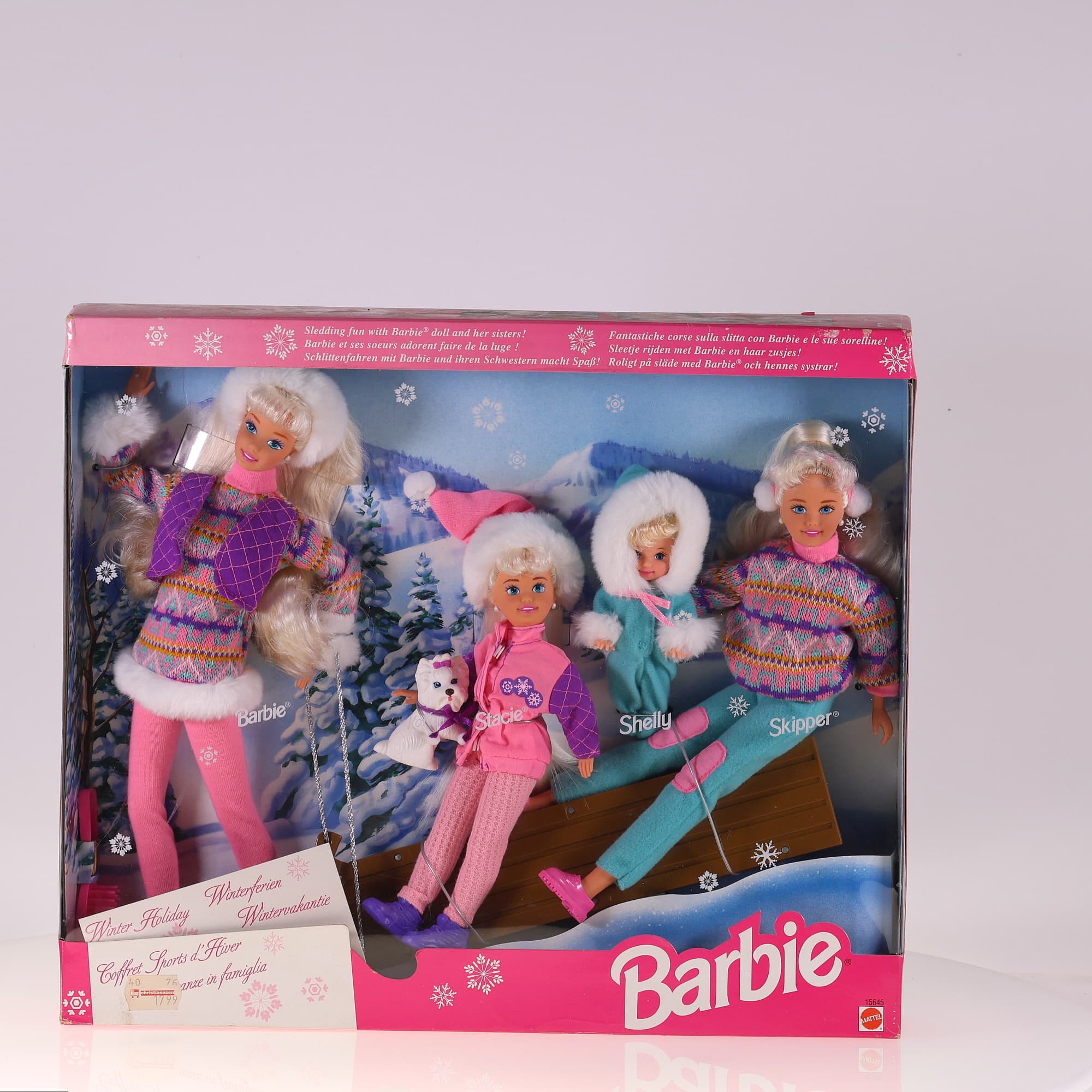 Mattel Barbie Winter Holiday - Coffret Sports d'Hiver