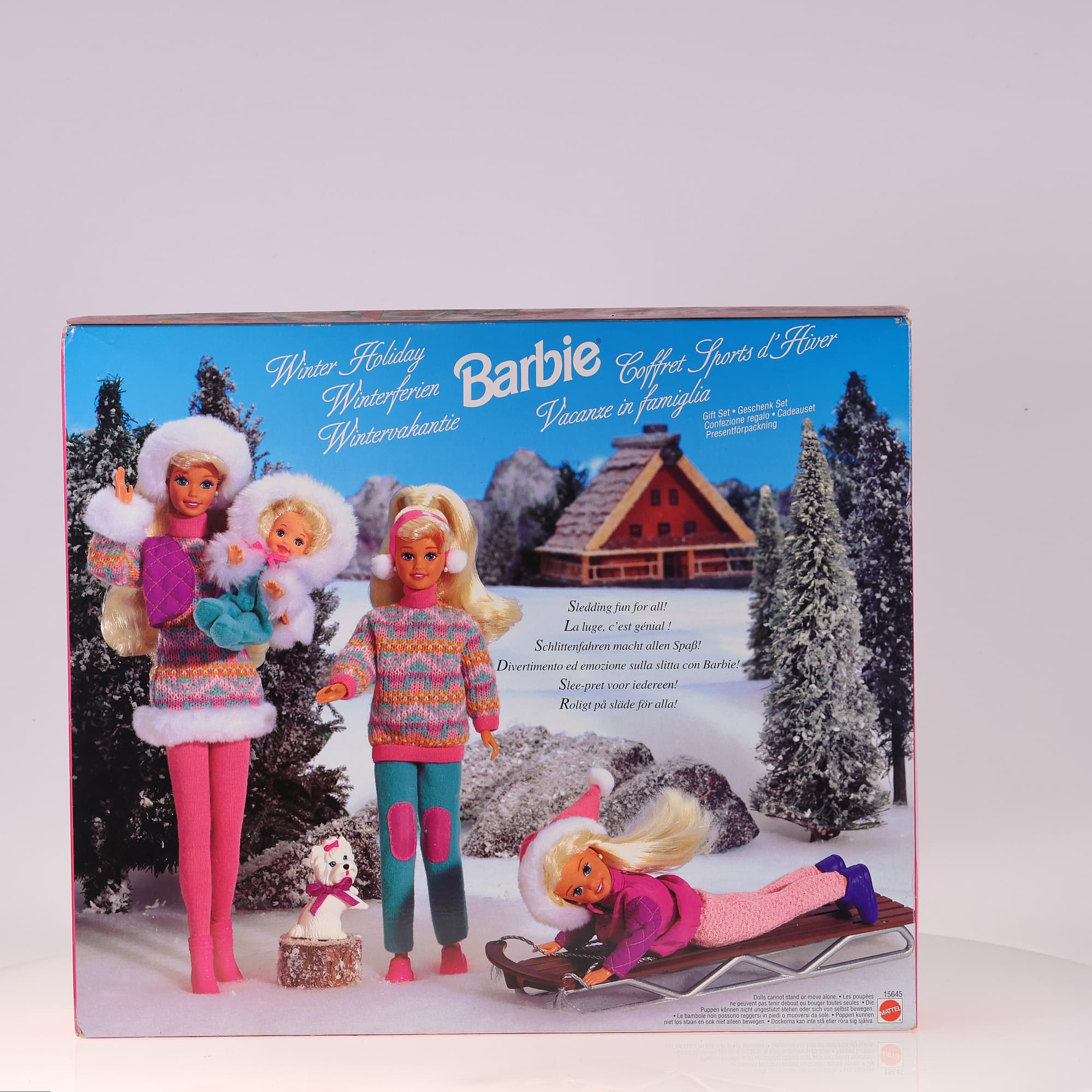 Mattel Barbie Winter Holiday - Coffret Sports d'Hiver — miniature 3