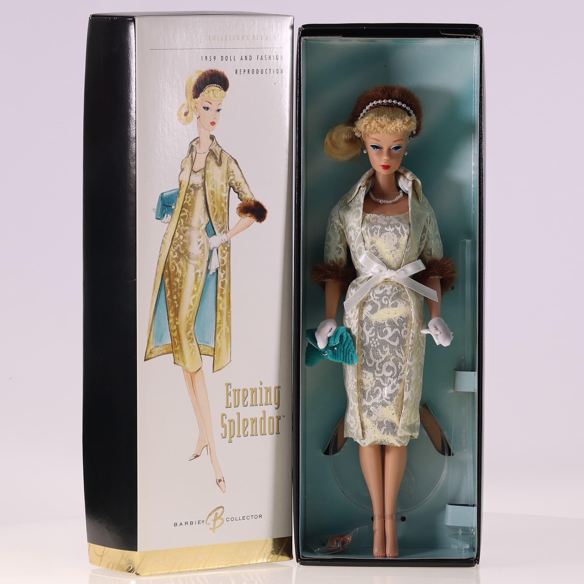 Mattel  Barbie  Evening Splendor 1959 doll and fashion  neuf avec boîte