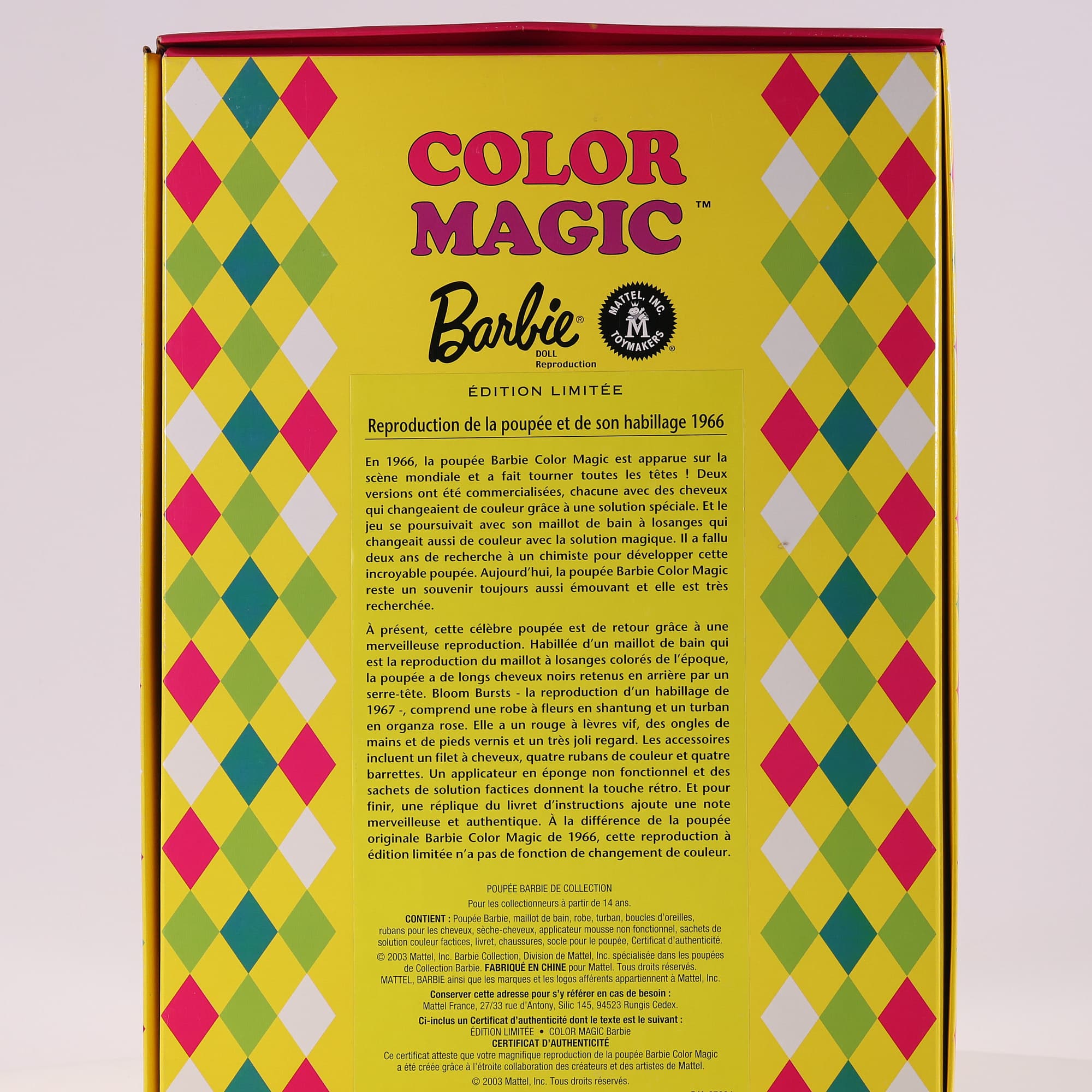 Mattel  Color Magic Limited edition vintage doll and fashion neuf avec boîte — miniature 5